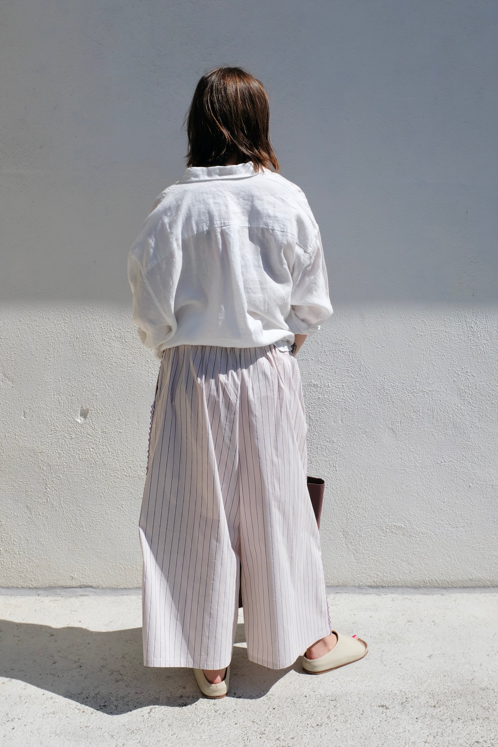Toit Volant Aretha Pants / Taupe Stripe