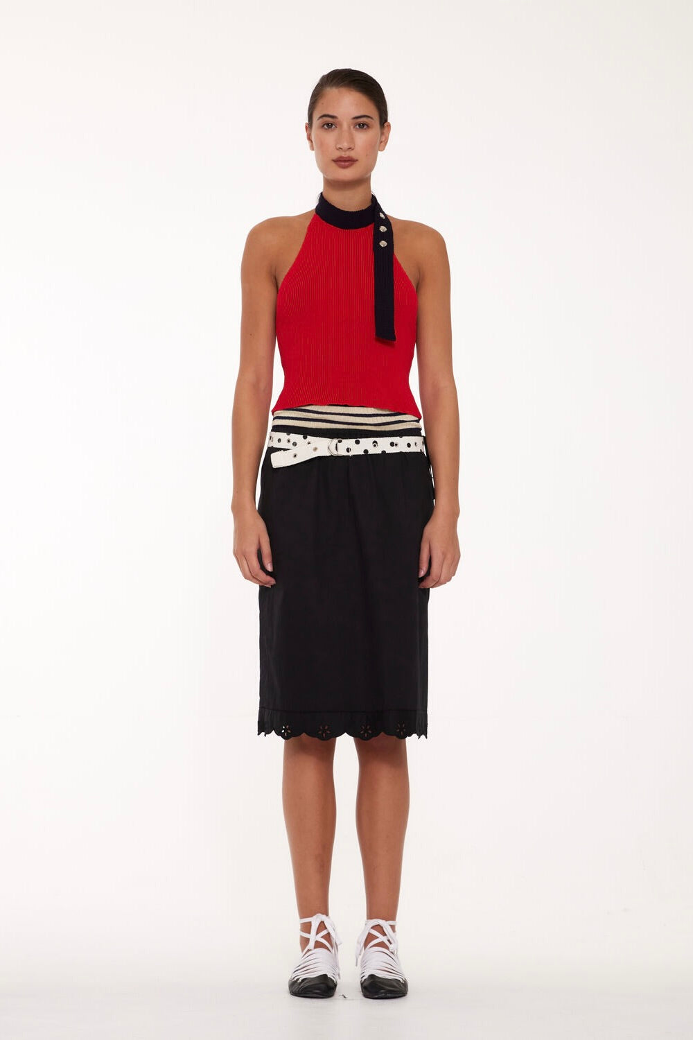 La Fetiche Piano Skirt / Black