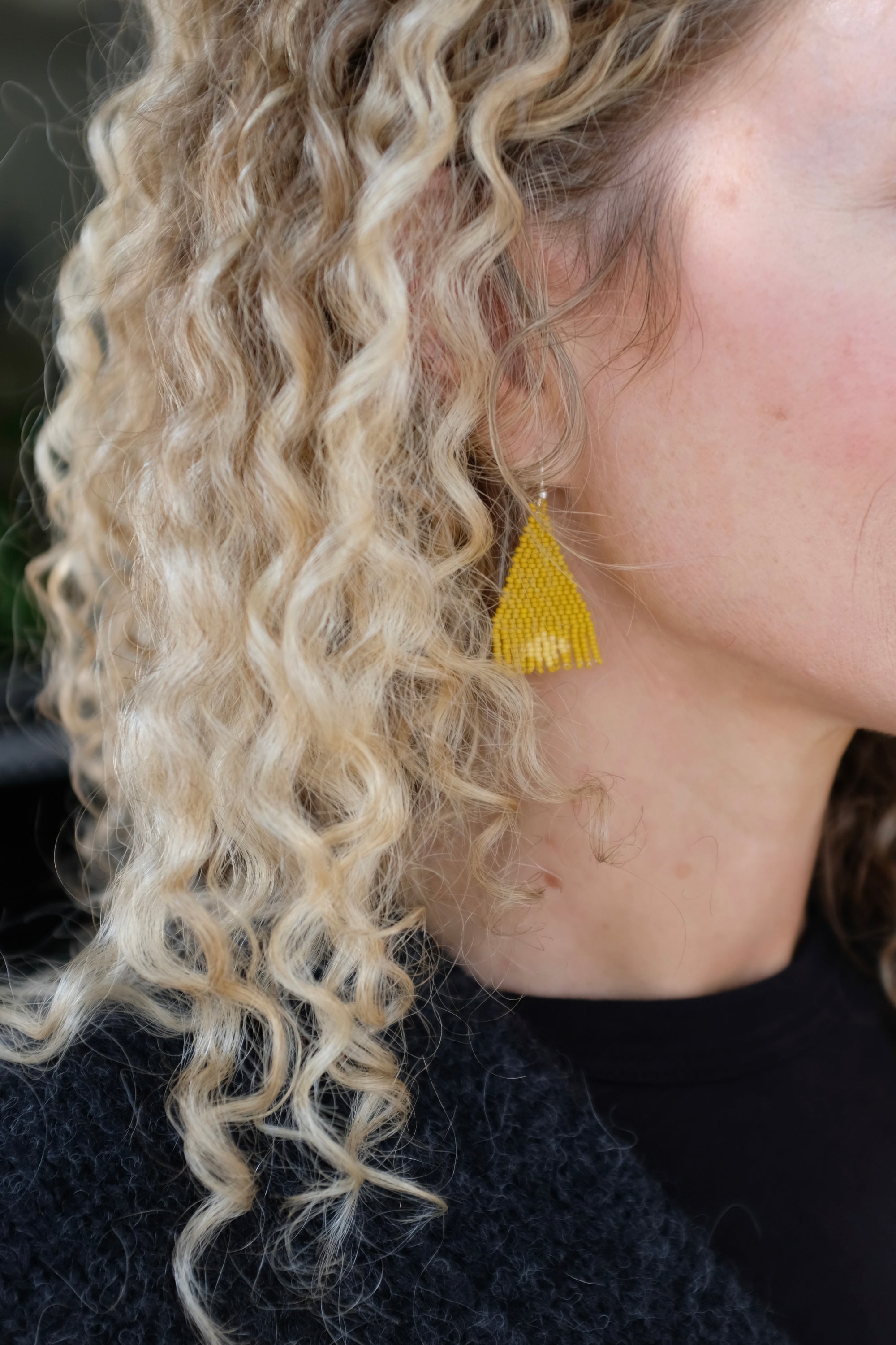 Patrick Earrings / Turmeric