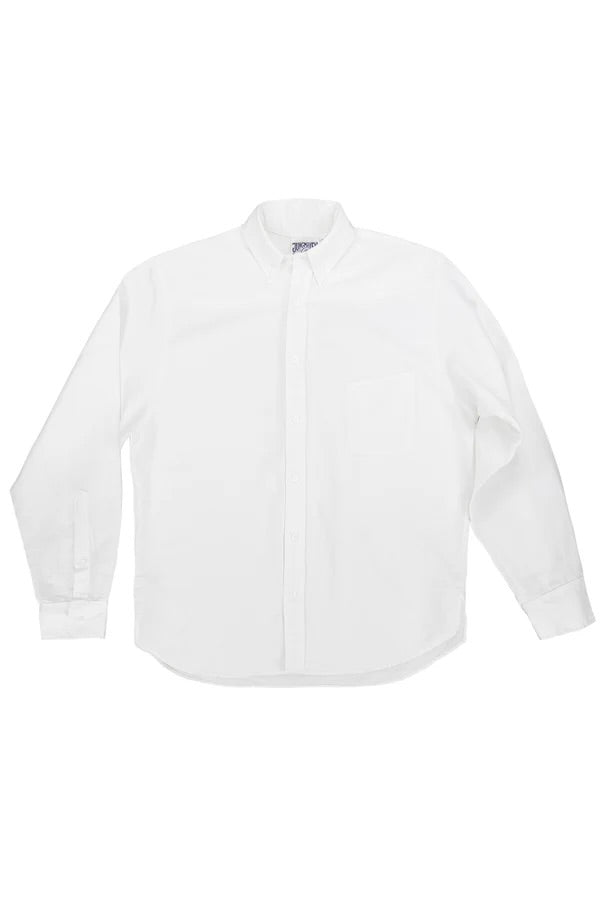 Jungmaven Catalina Button Down Shirt / Washed White