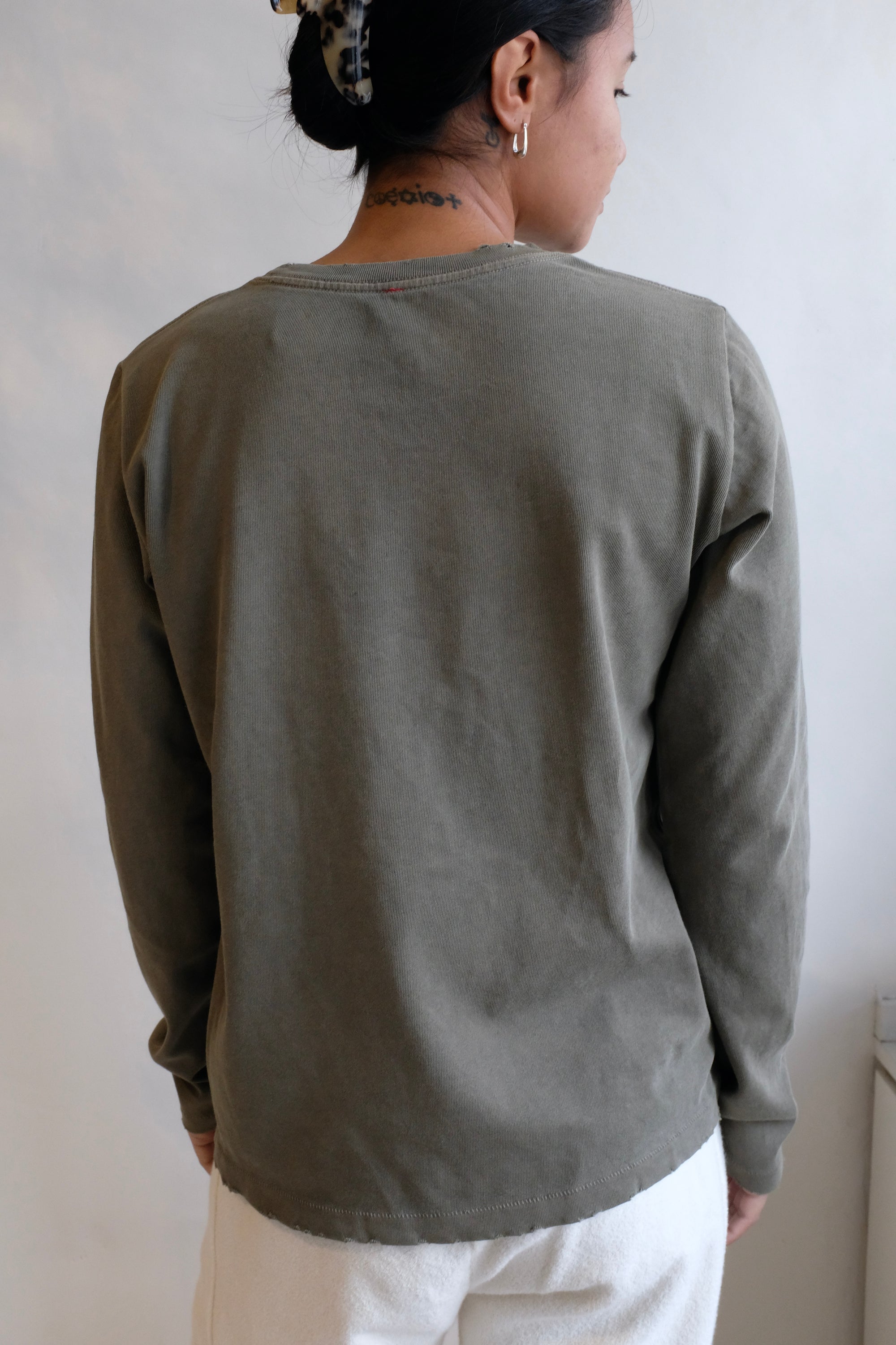 Le Bon Shoppe Everyday Long Sleeve Tee / Army Green