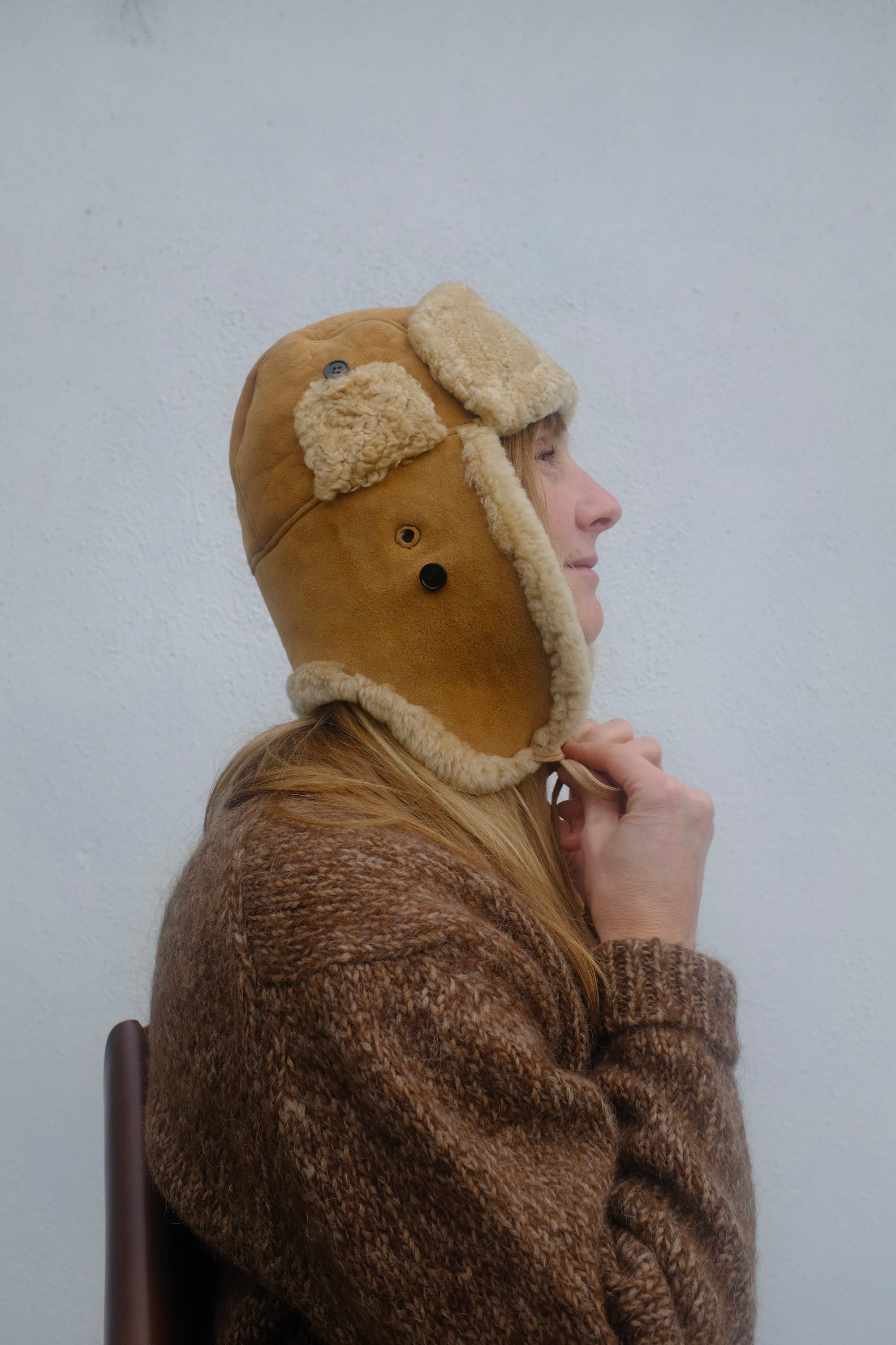 Milo & Dexter Aviator Cap / Light Brown