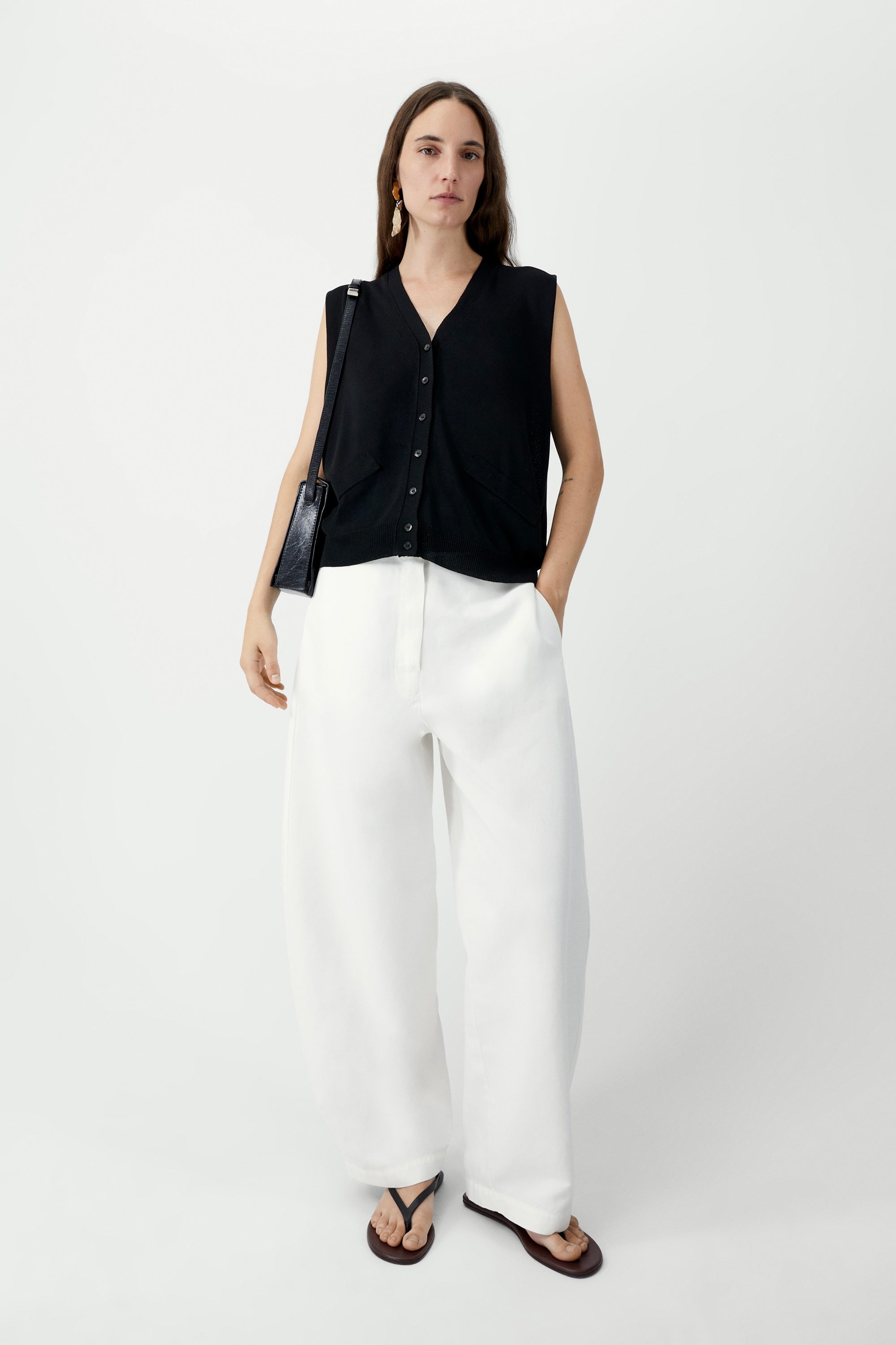 Oversize Waistcoat / Black