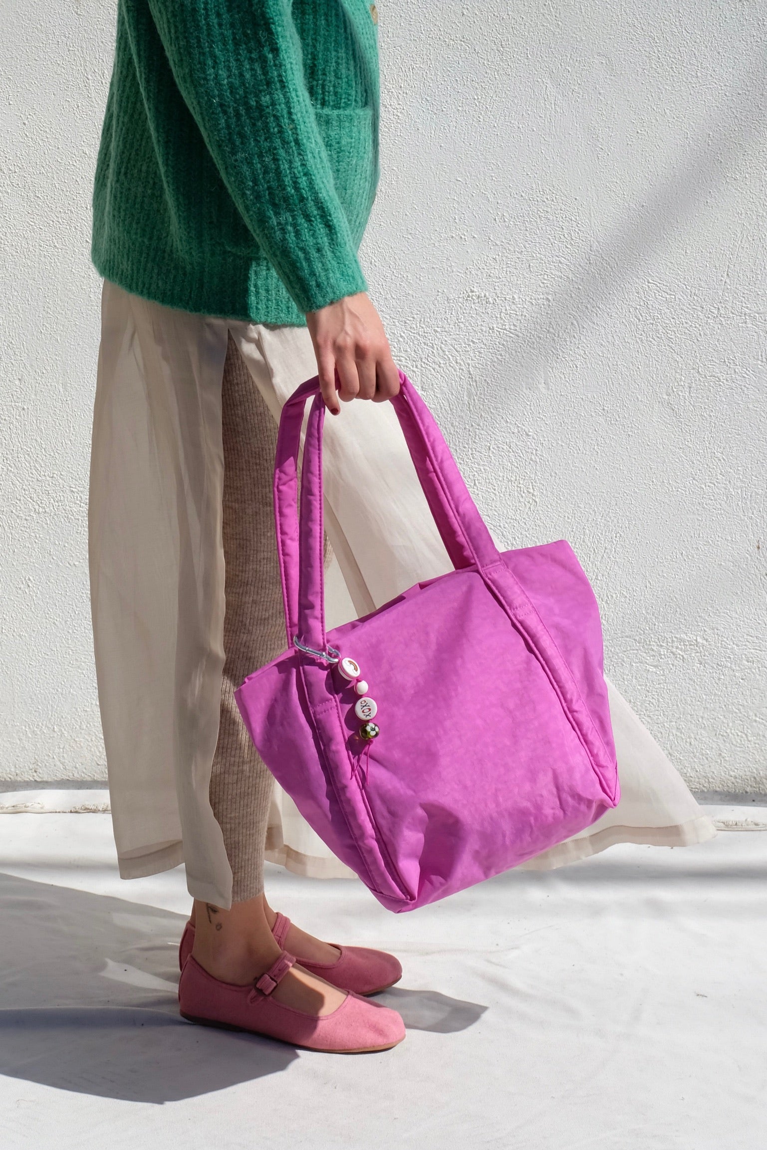 BAGGU Mini Cloud Bag / Extra Pink