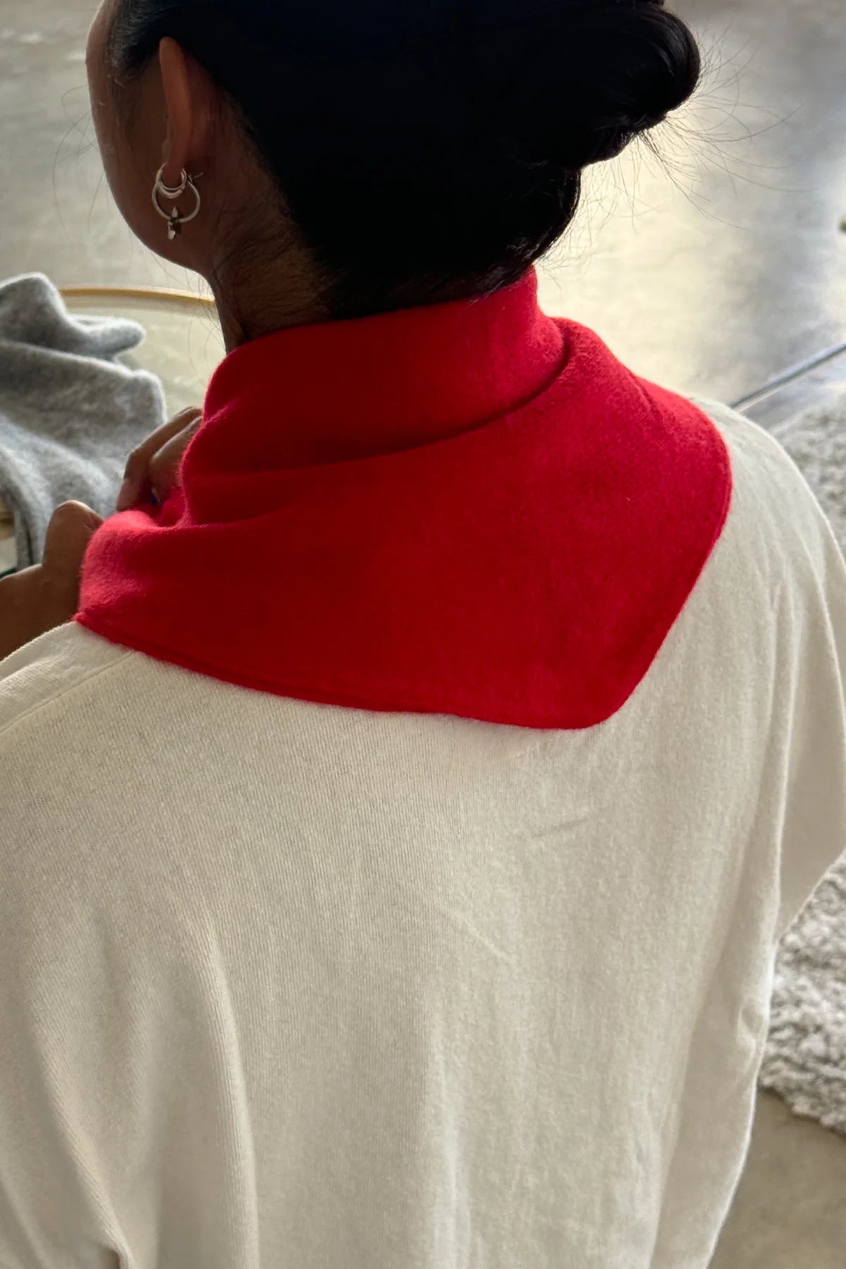 Le Bon Shoppe Cashmere Bandana / Red