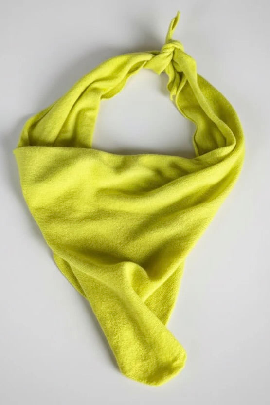 Riverside Cashmere Bandana / Citron