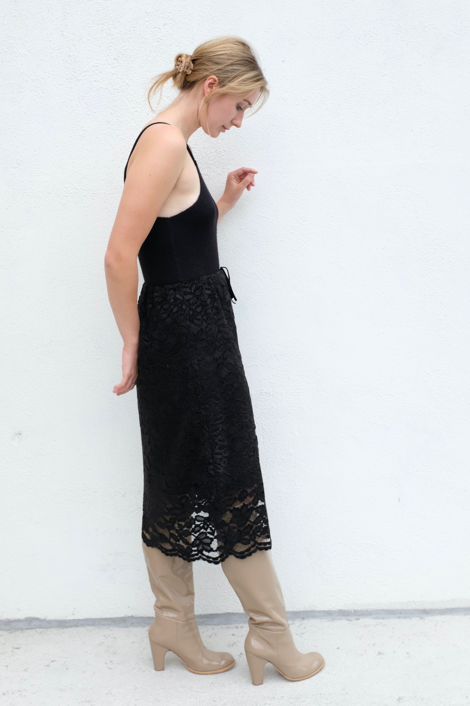 No.6 MILA Skirt / Black Lace