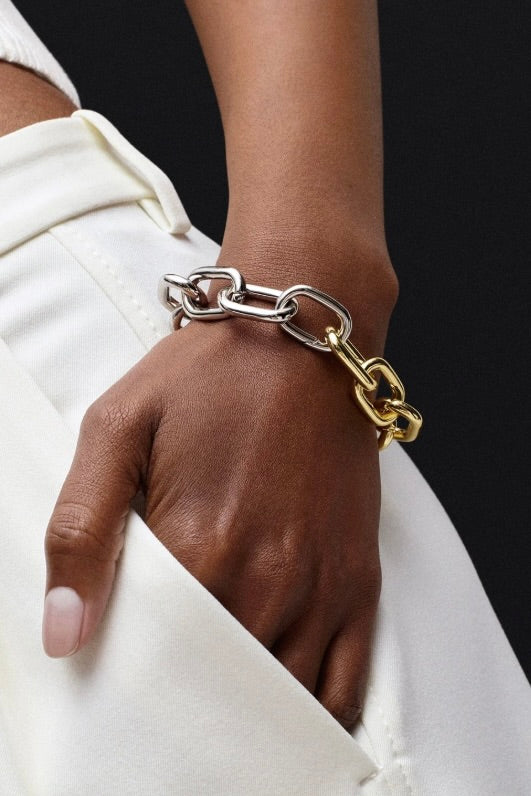 Machete Interchangeable Link Bracelet / 14k Gold