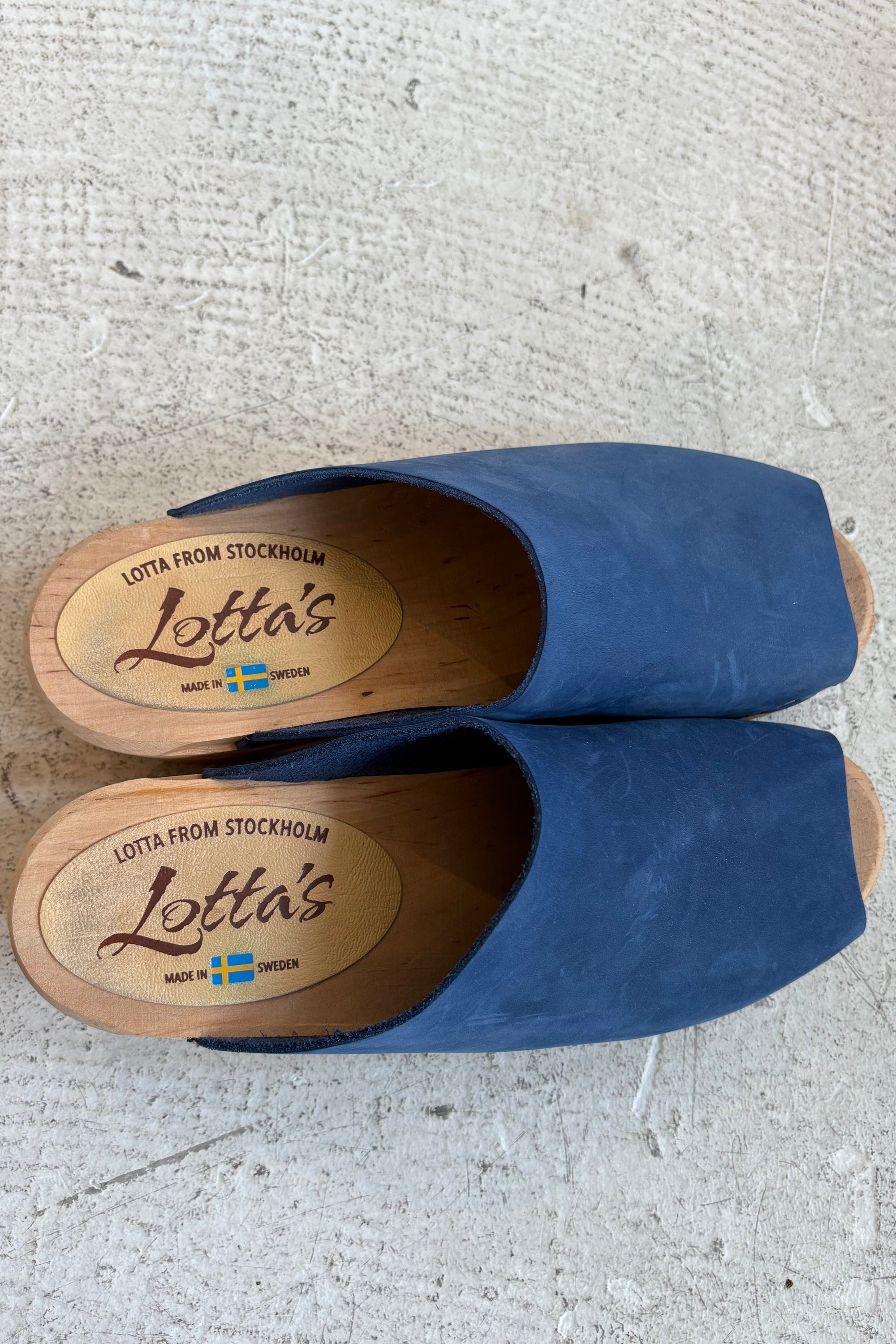 Pre-Loved Lotta's / Berit Low Open Clog / Lazuli / Sz 36