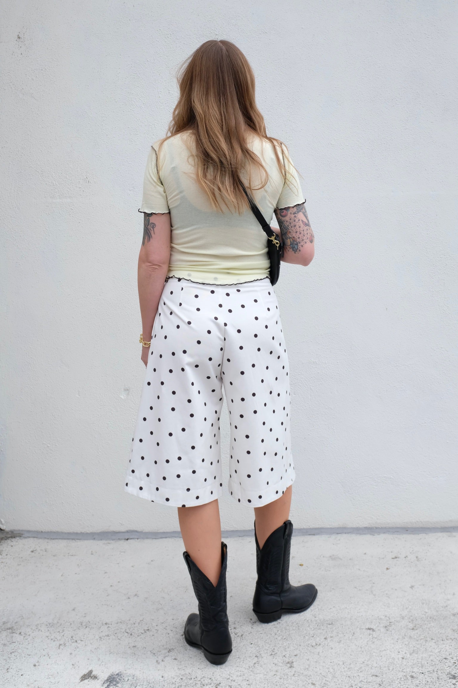 Eliza Faulkner Frances Short / White Polka Dot