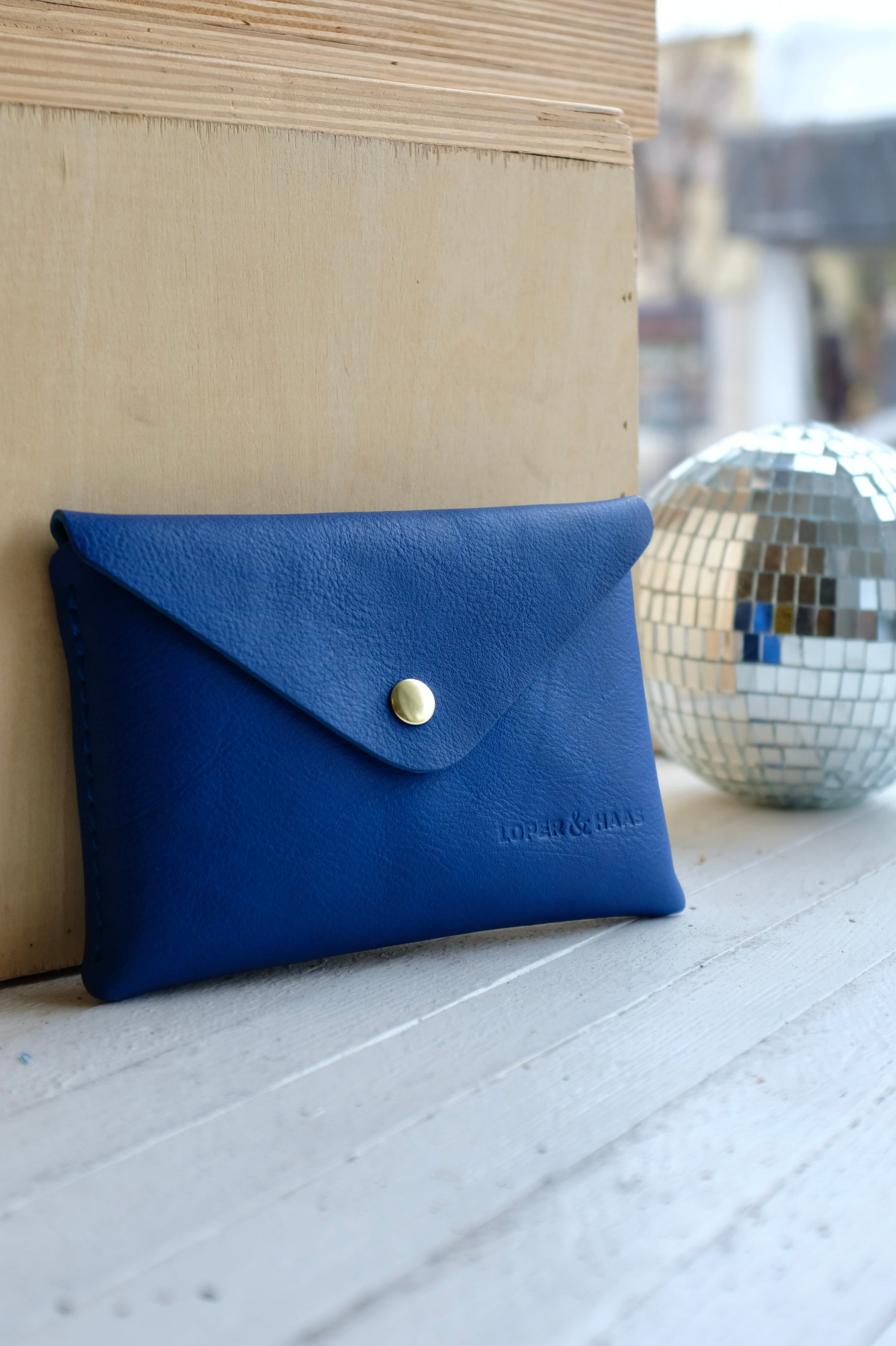 Loper and Haas small envelope / cobalt 