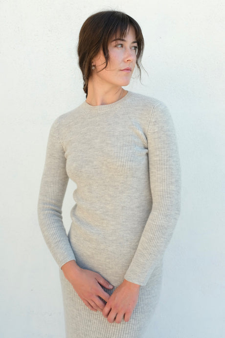Lauren Manoogian Rib 3/4 Crewneck / Carrara