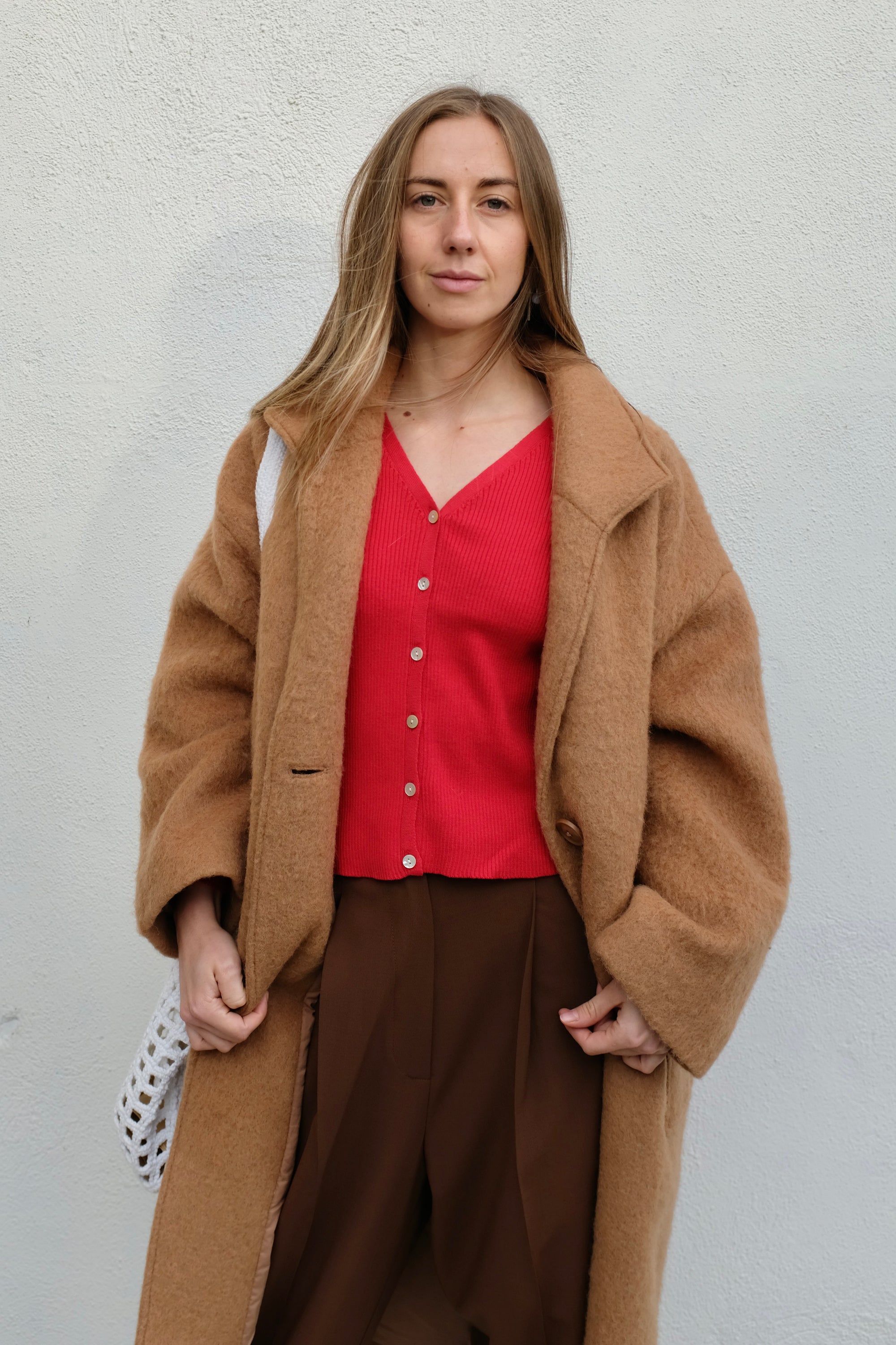 Wool Fall Coat / Camel