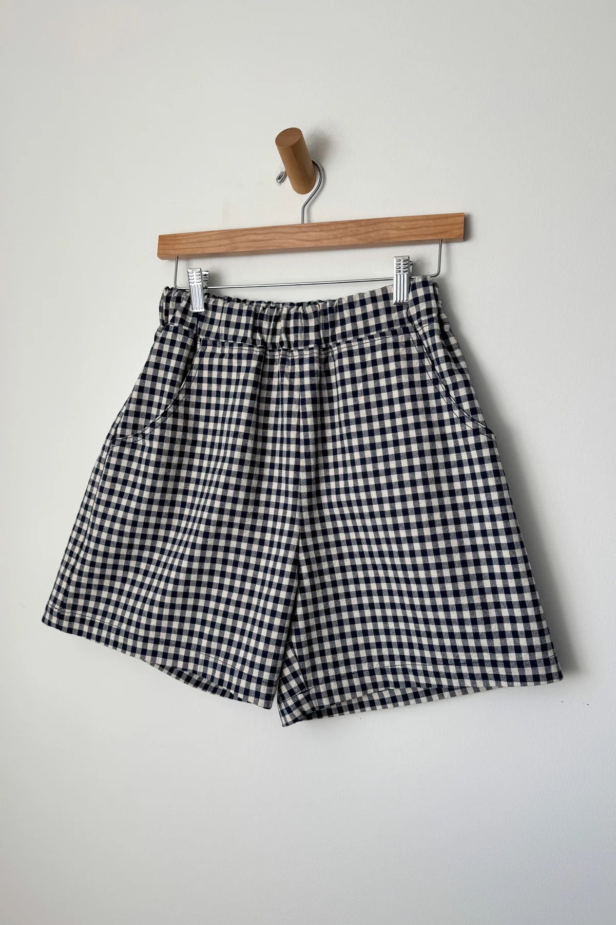Le Bon Shoppe City Shorts / Navy Gingham