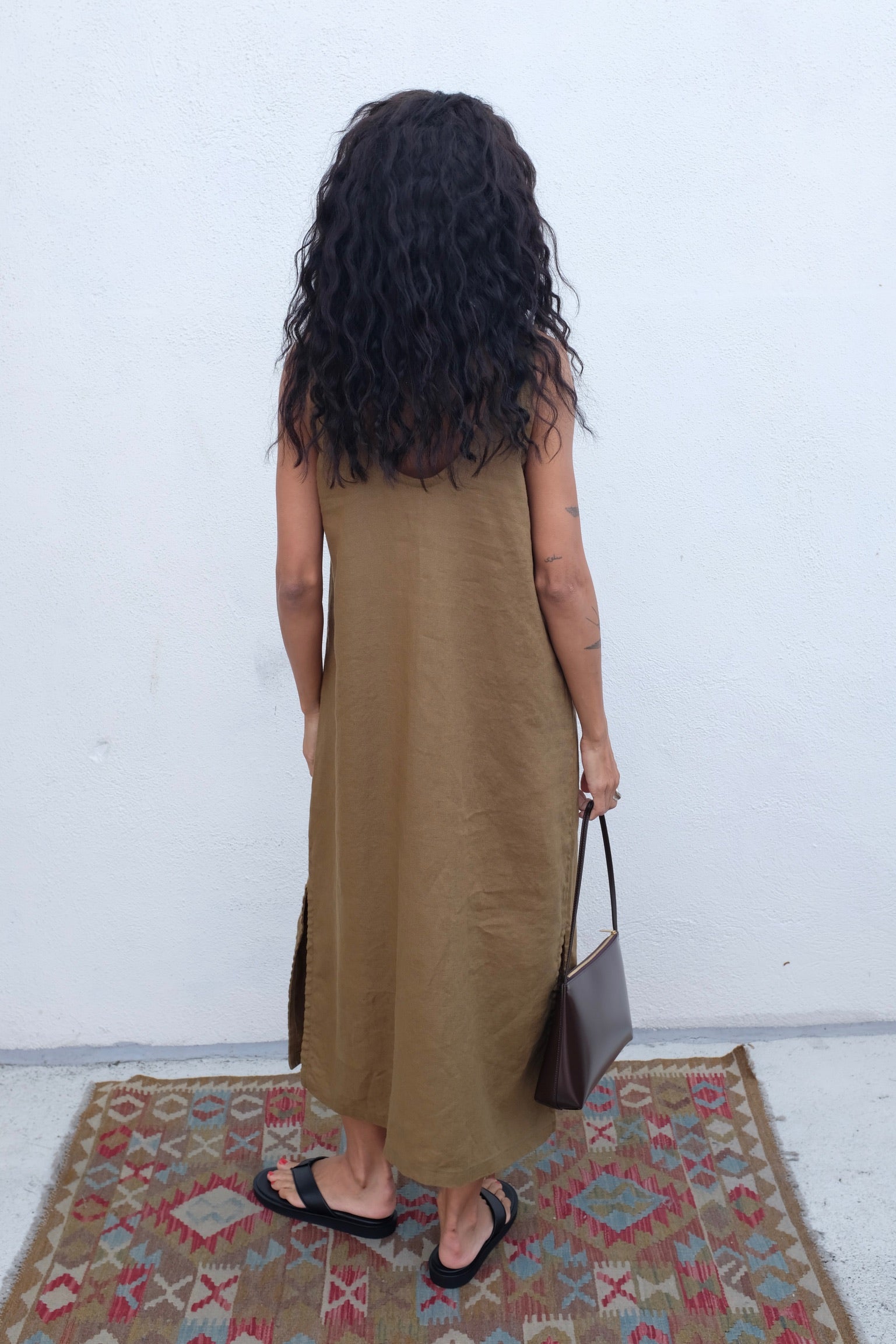 Moss Grey Vera Dress / Kalamata
