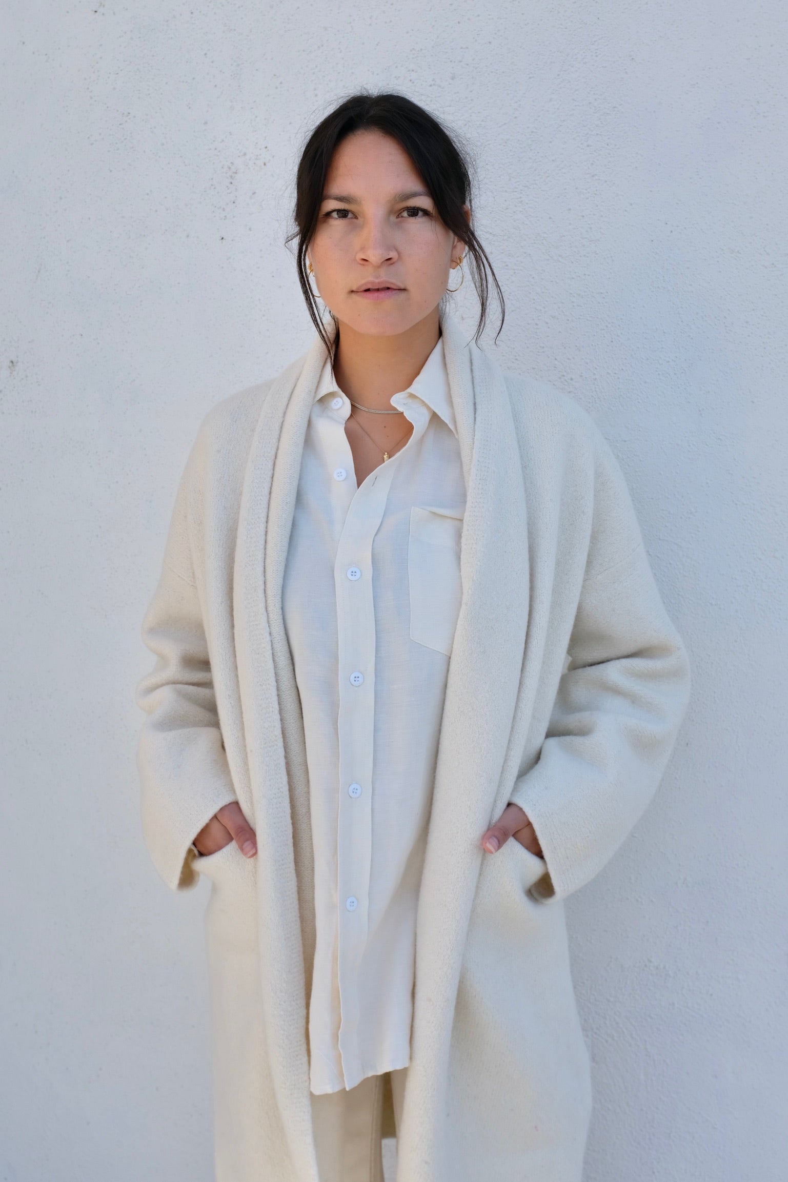 Lauren Manoogian Taper Coat / Raw White