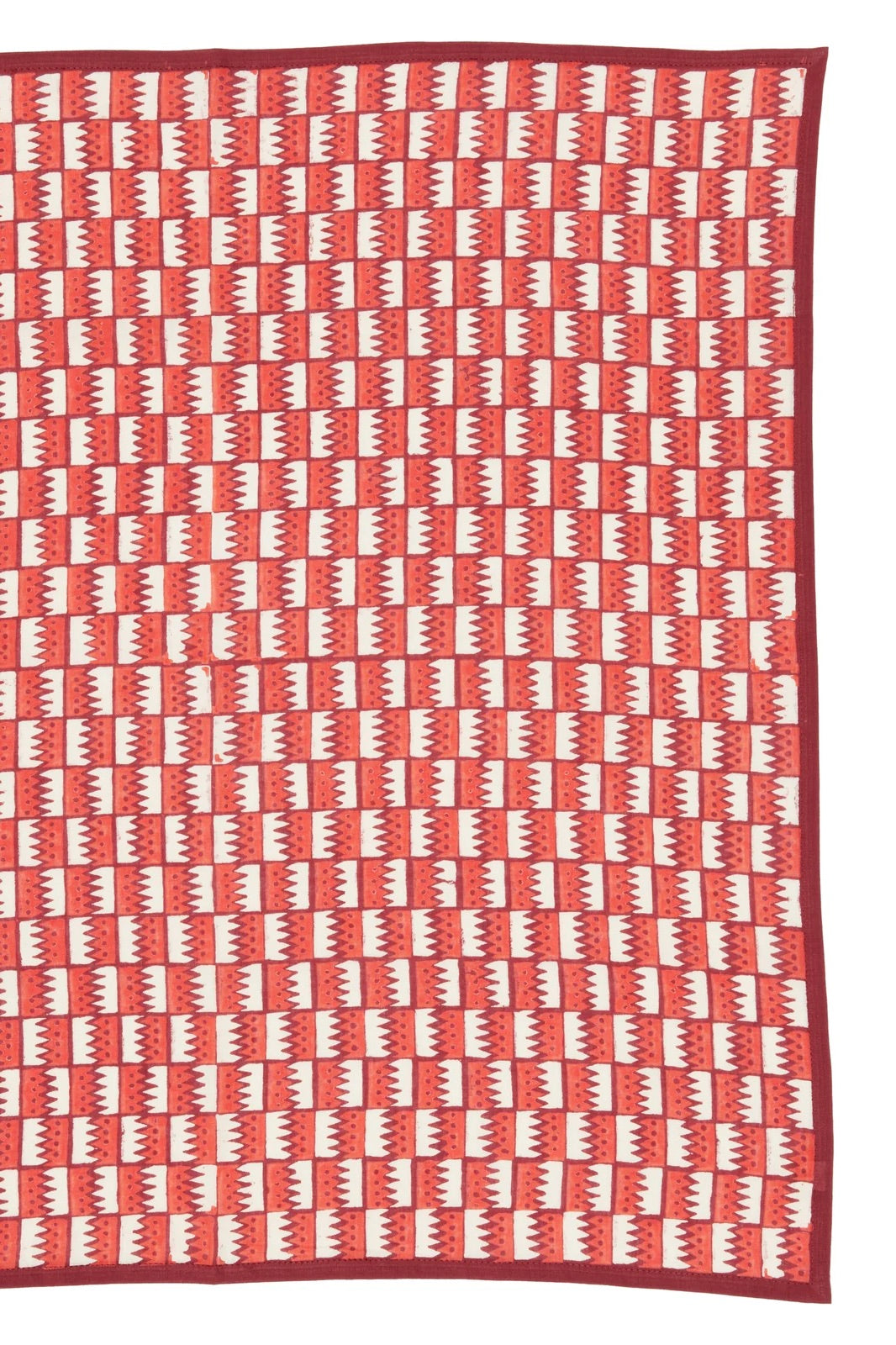 Block Shop Textiles Jigsaw Bandana / Cranberry