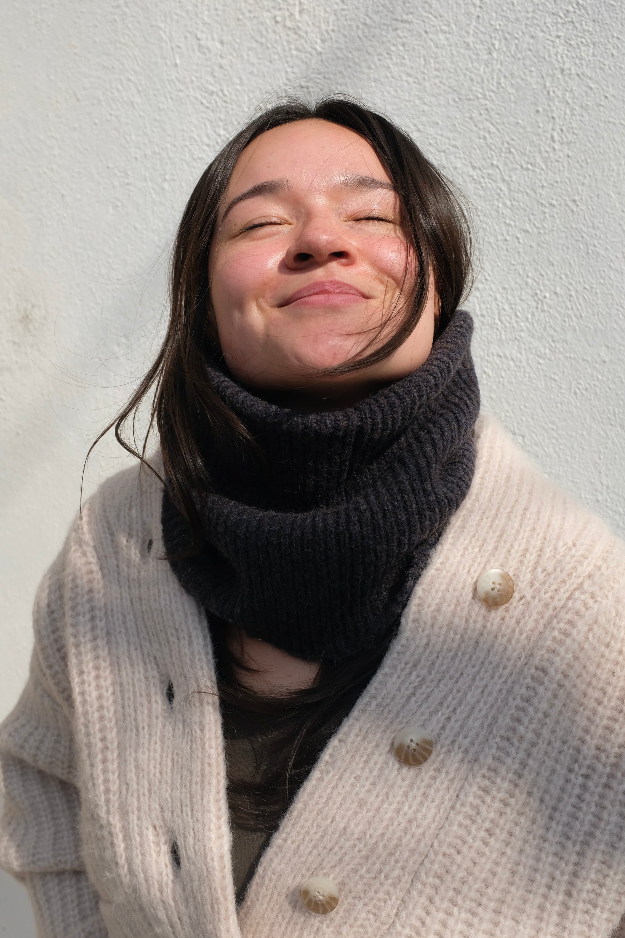 7115 by Szeki Ring Scarf / Dark Plum
