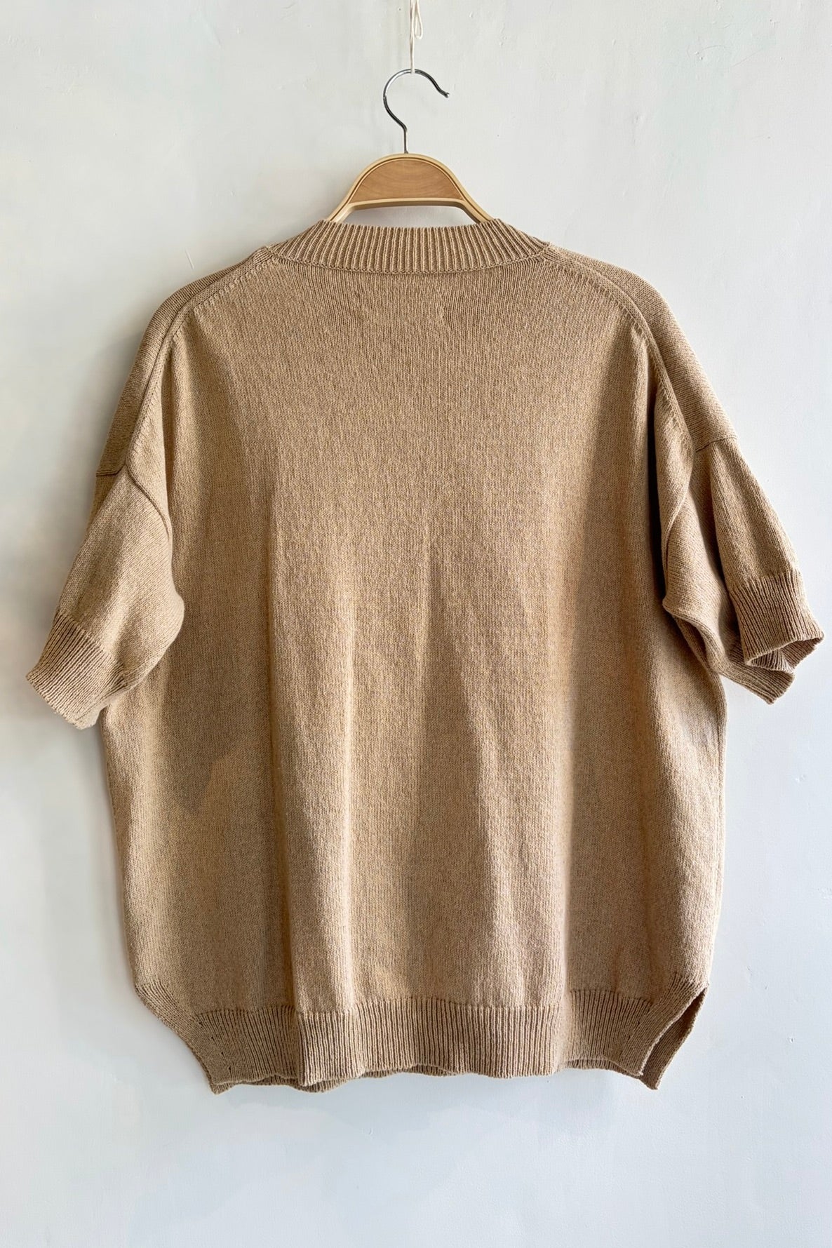 Pre-Loved / Cordera Soft Cotton Knit Tee / Nougat / One Size
