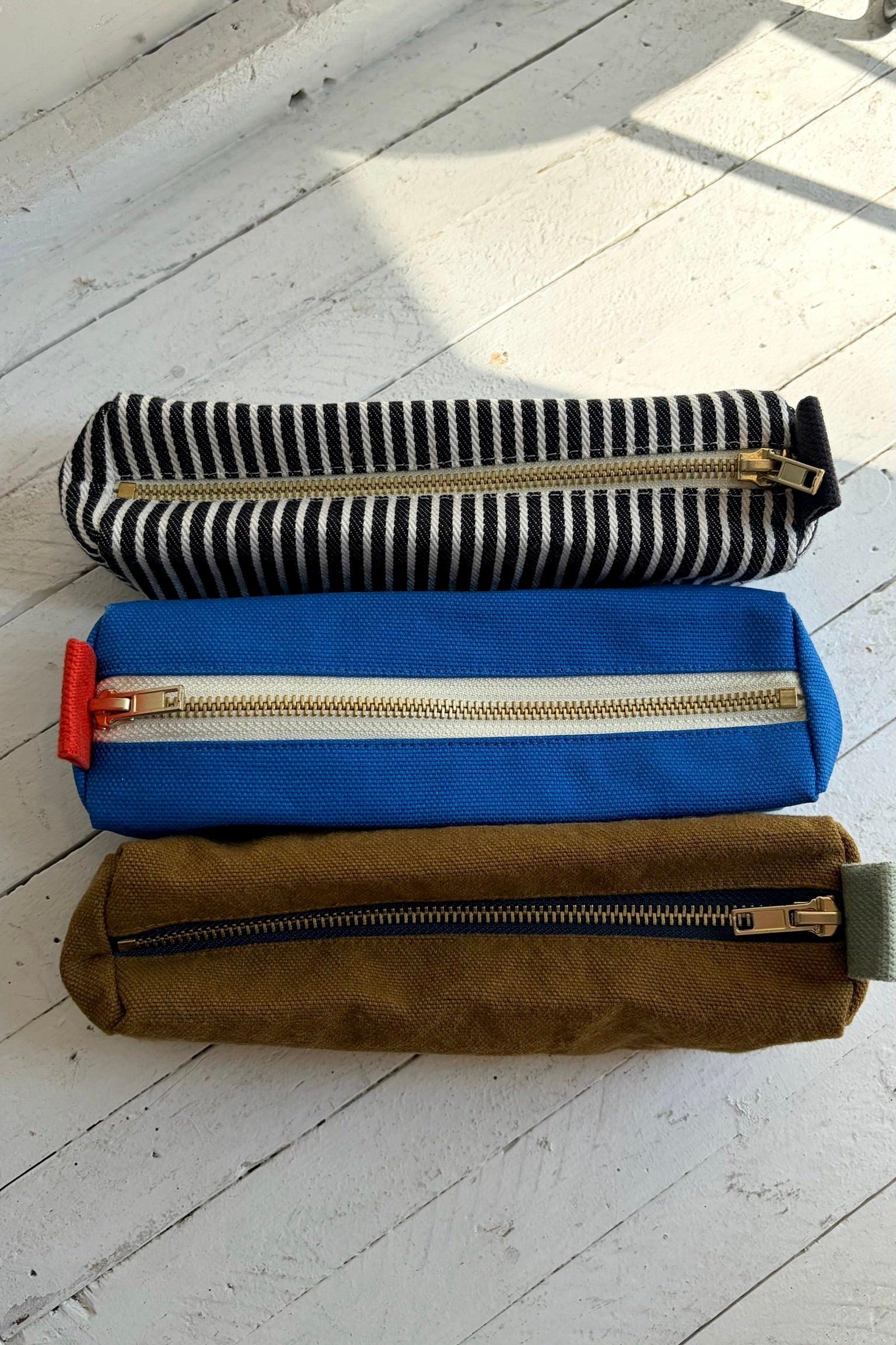 Mecano Pencil Case / Water-Repellant Blue