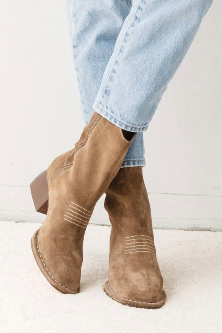 Either/Or West Boot / Moss Suede