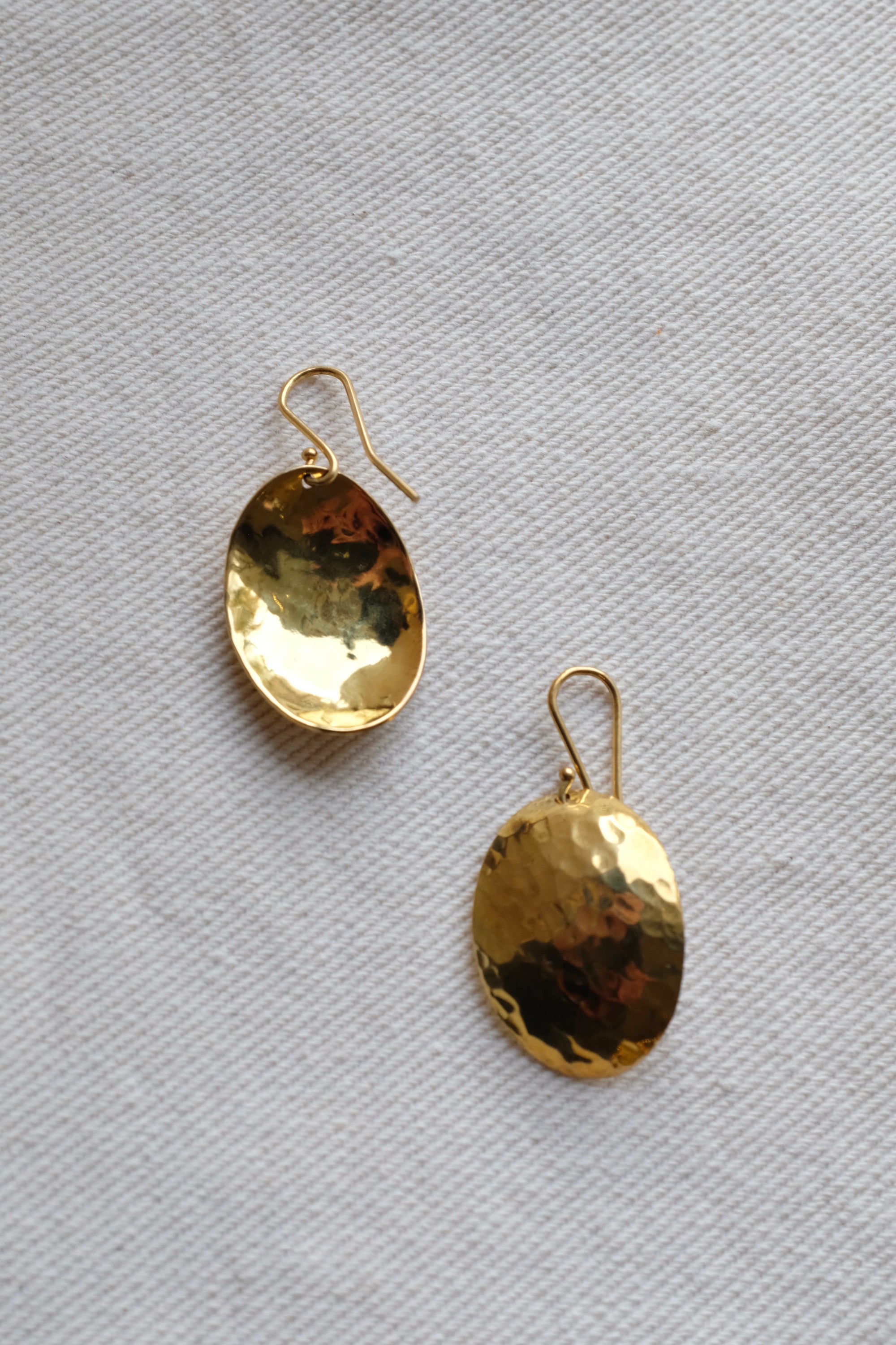 Truvai Romy Earrings / Upcycled 18kt gold plated brass