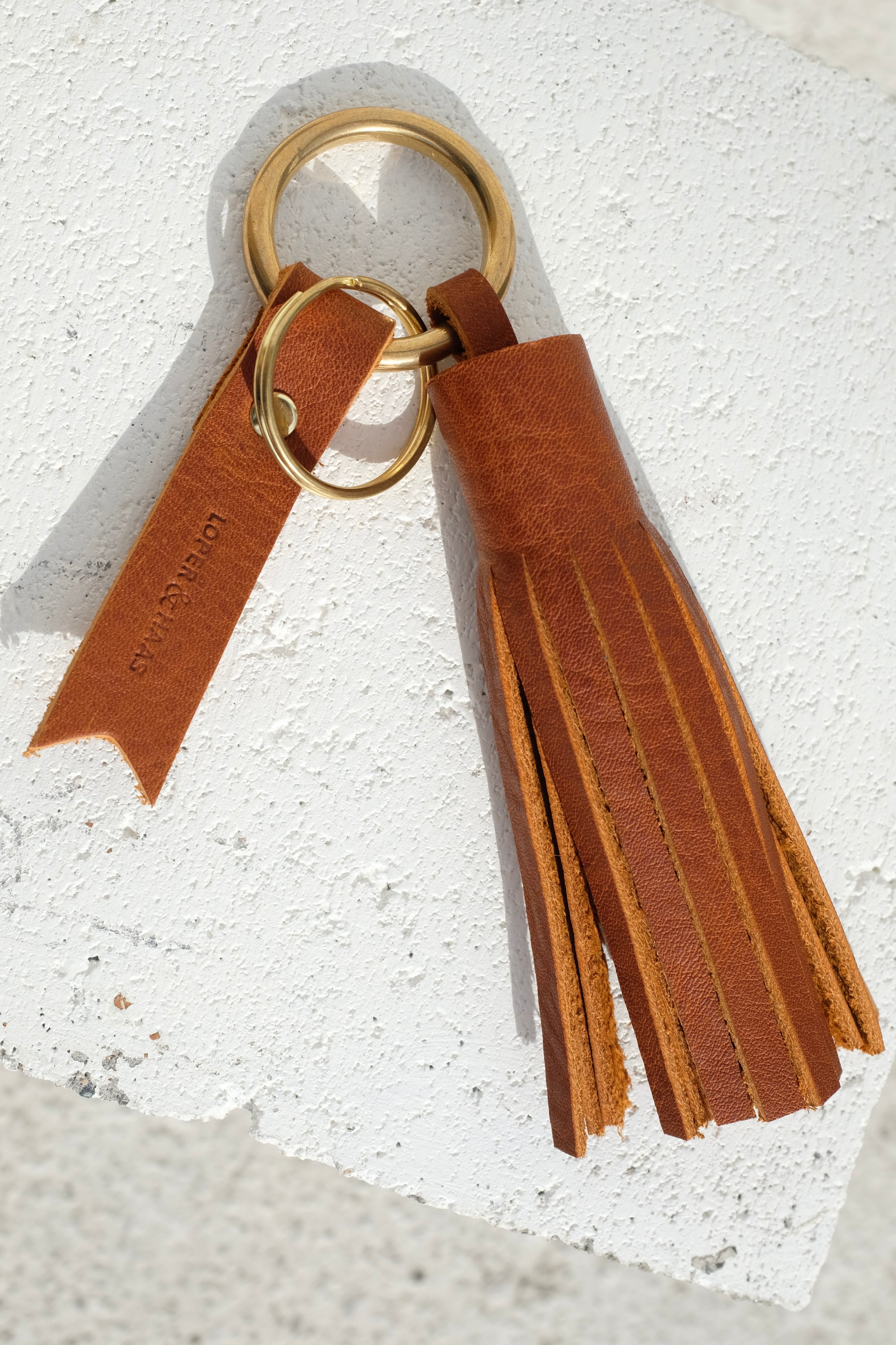 Loper & Haas Tassel Keychain / Cinnamon O