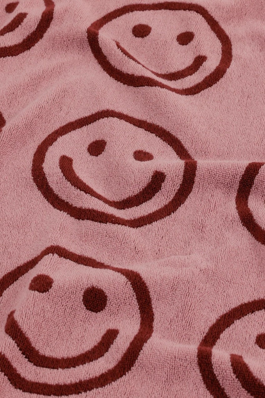 Baggu Bath Towel / Blush Happy