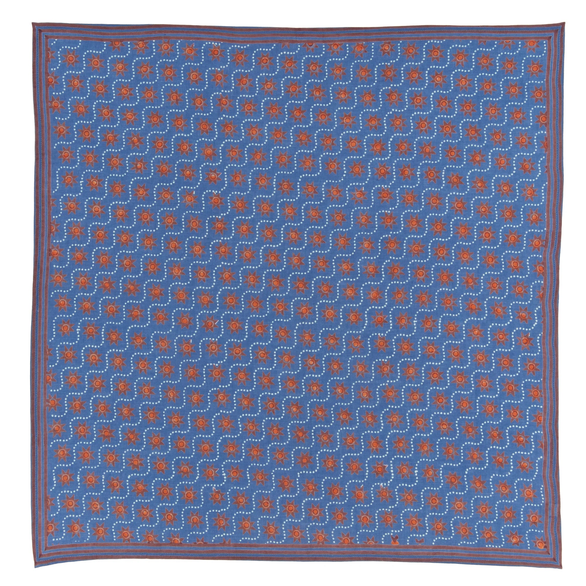 Block shop textiles Lucky Star Bandana / Iris