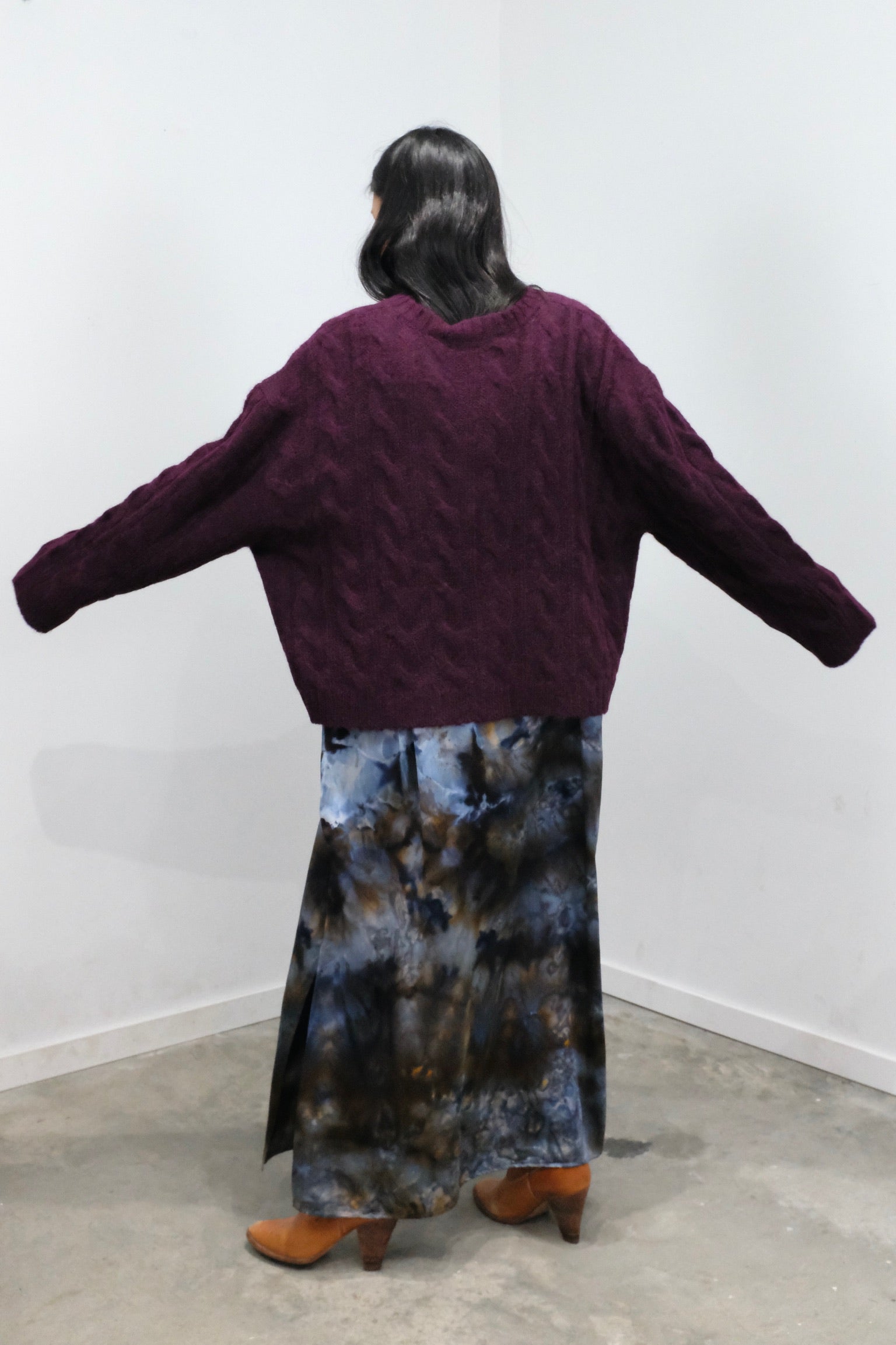 Atelier Delphine Agata Sweater / Deep Violet