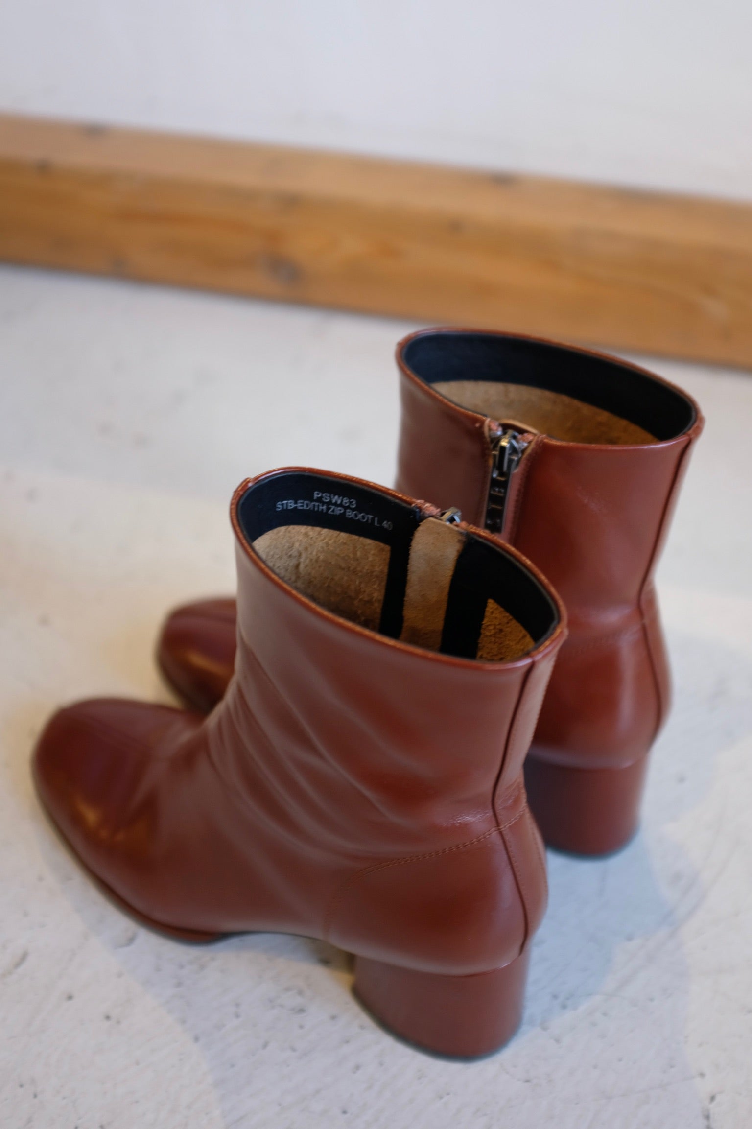 Pre-loved / Shoe the Bear Cognac Boots / Size 40