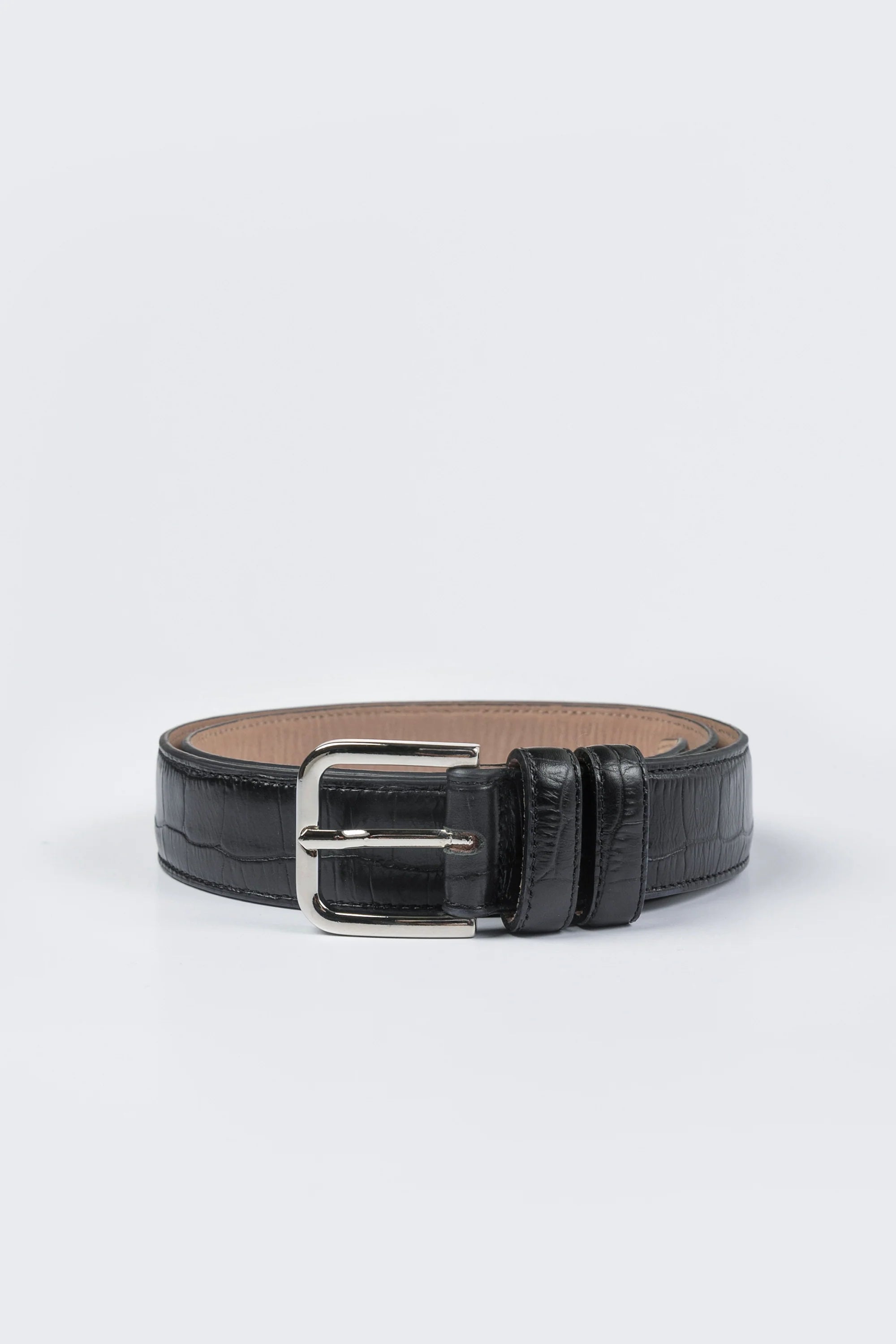 Cordera Classic Belt / Black Crocodile
