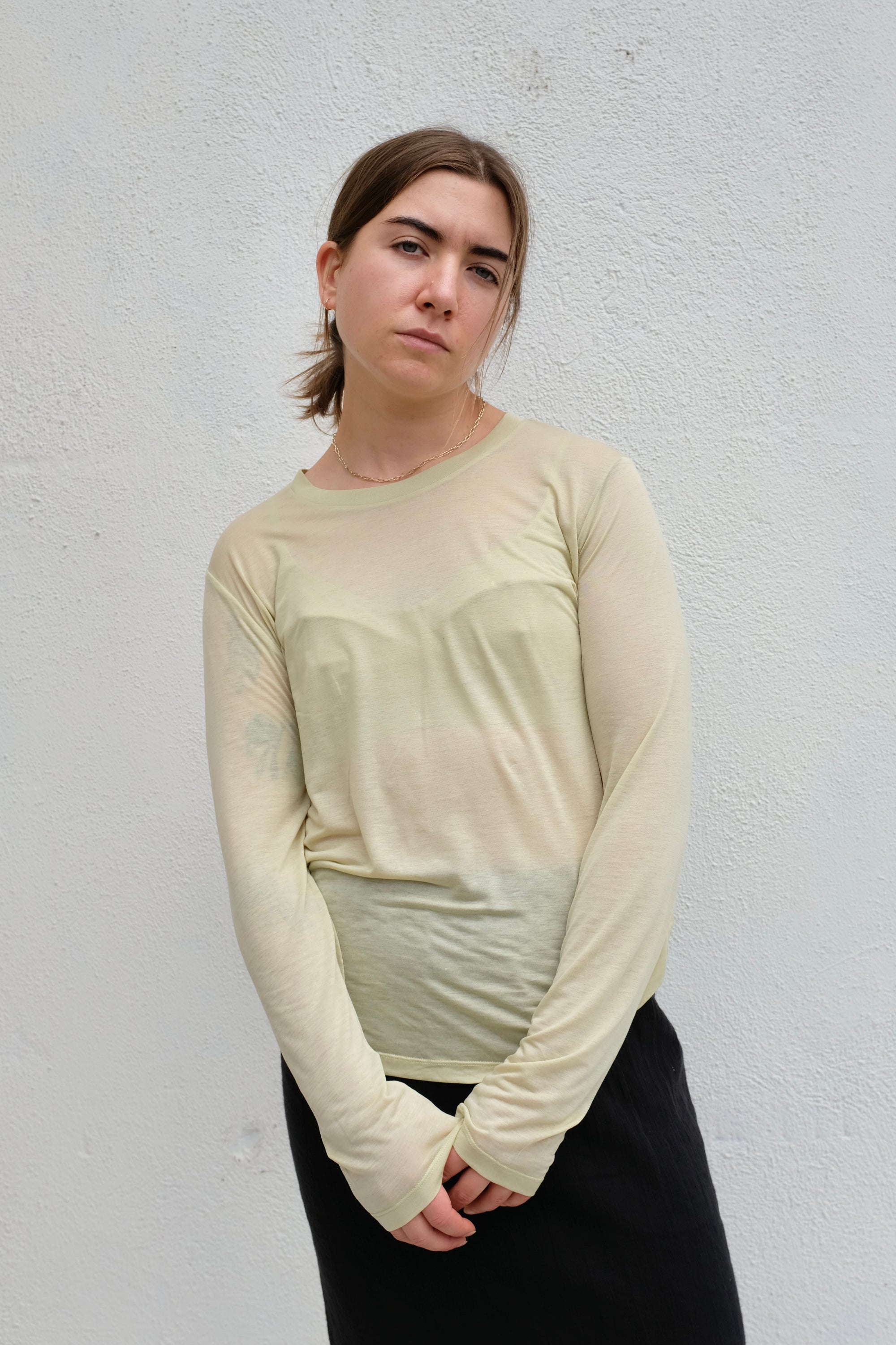 Baserange Long Sleeve Tee / Pier Green