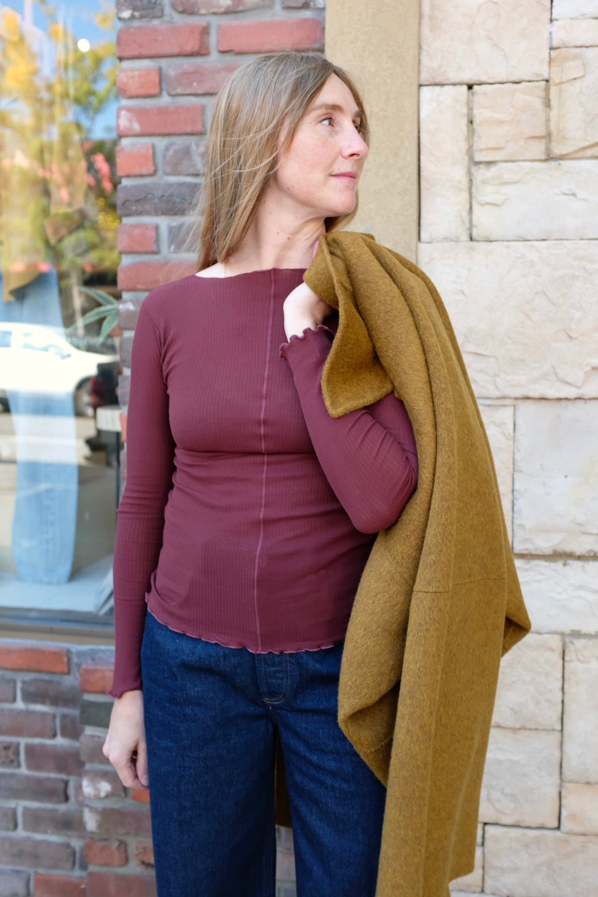 Baserange Pama Long Sleeve / Nara Red