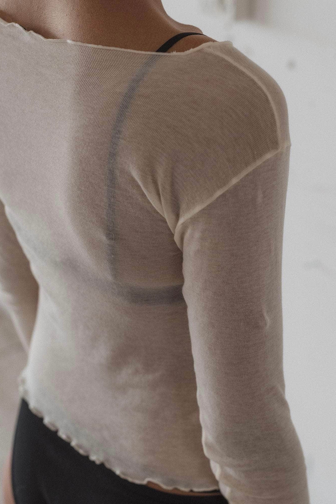 Baserange Tabby's Star Long Sleeve Tee / Undyed