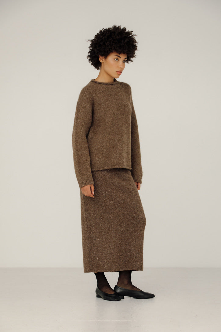 Bare Knitwear Linden Pullover / Saddle