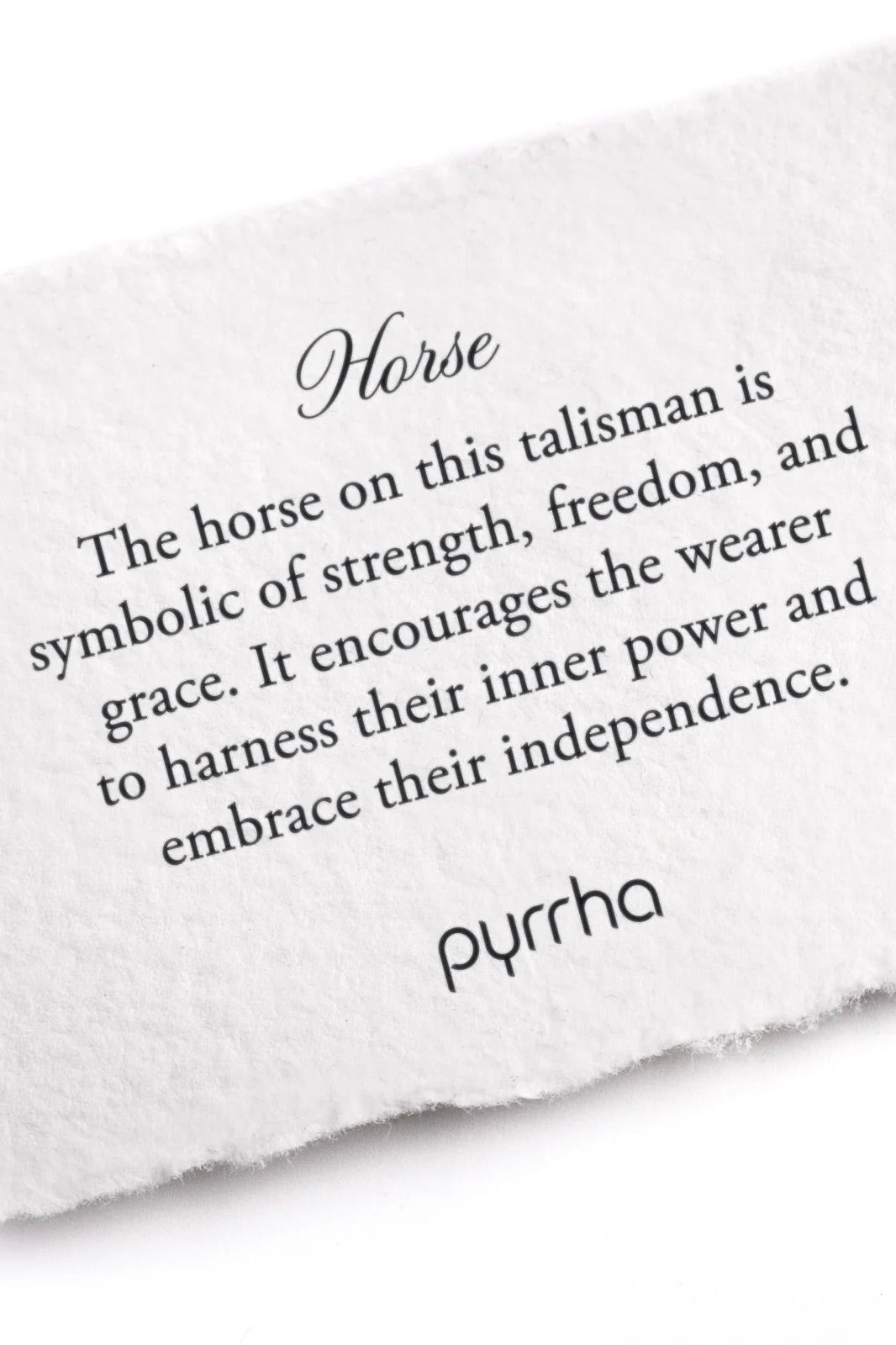 Pyrrah Horse / Sterling Silver