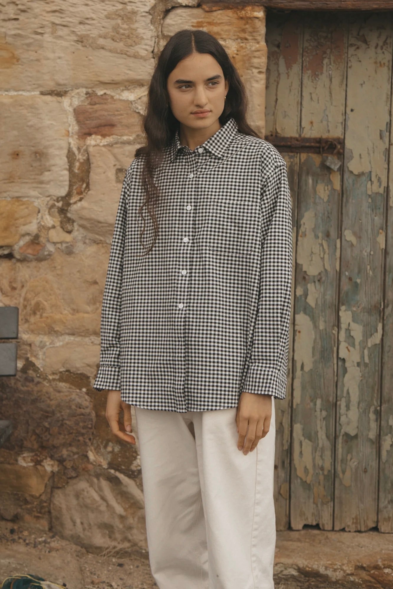 Gillian Stevens Britta Shirt / Gingham Noir