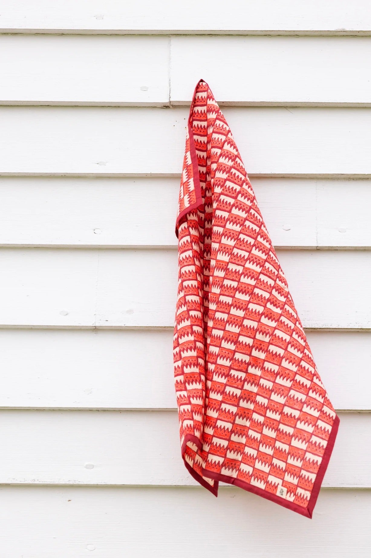 Block Shop Textiles Jigsaw Bandana / Cranberry