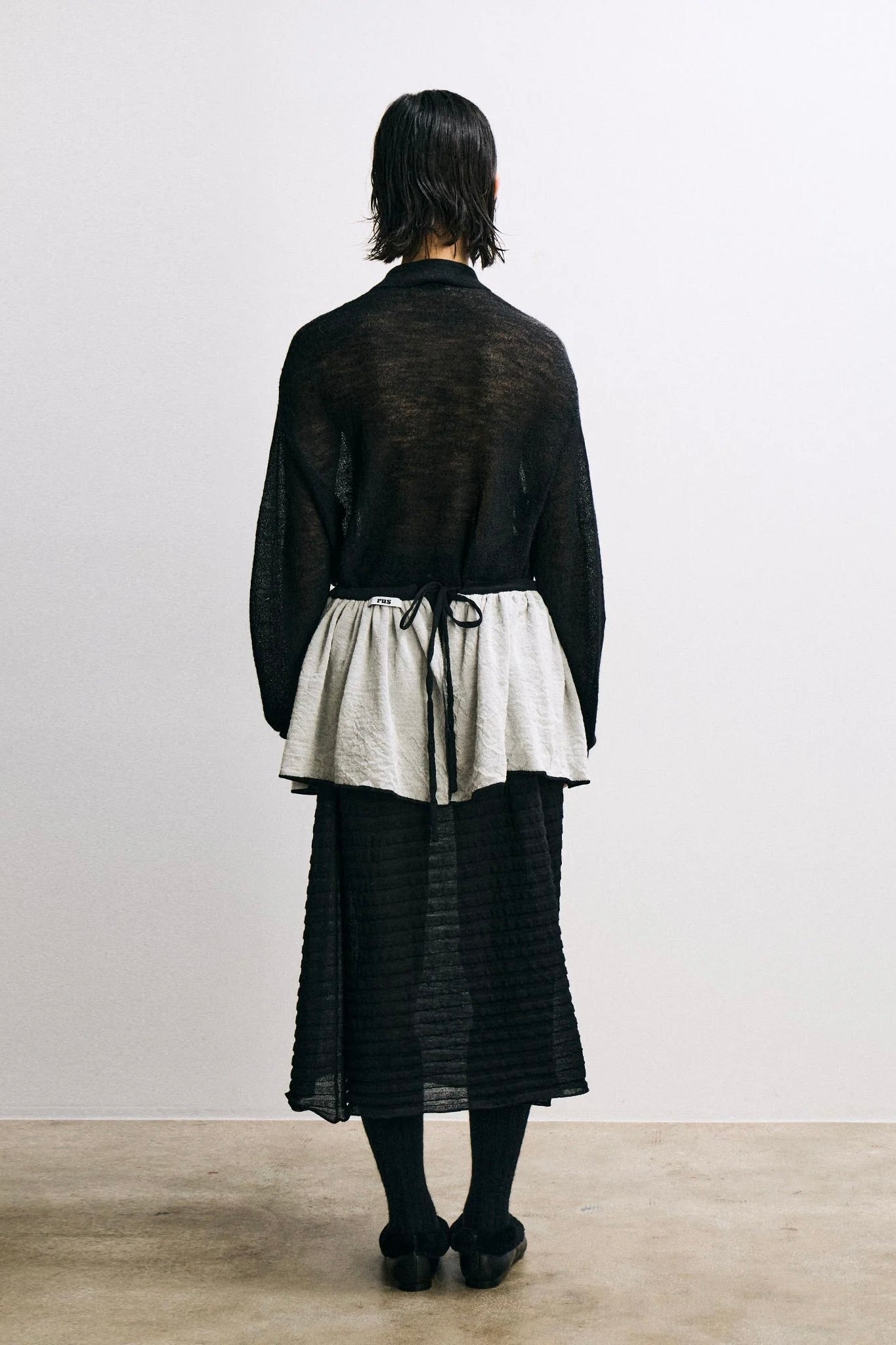 Rus Bikou Polo Sweater / Black