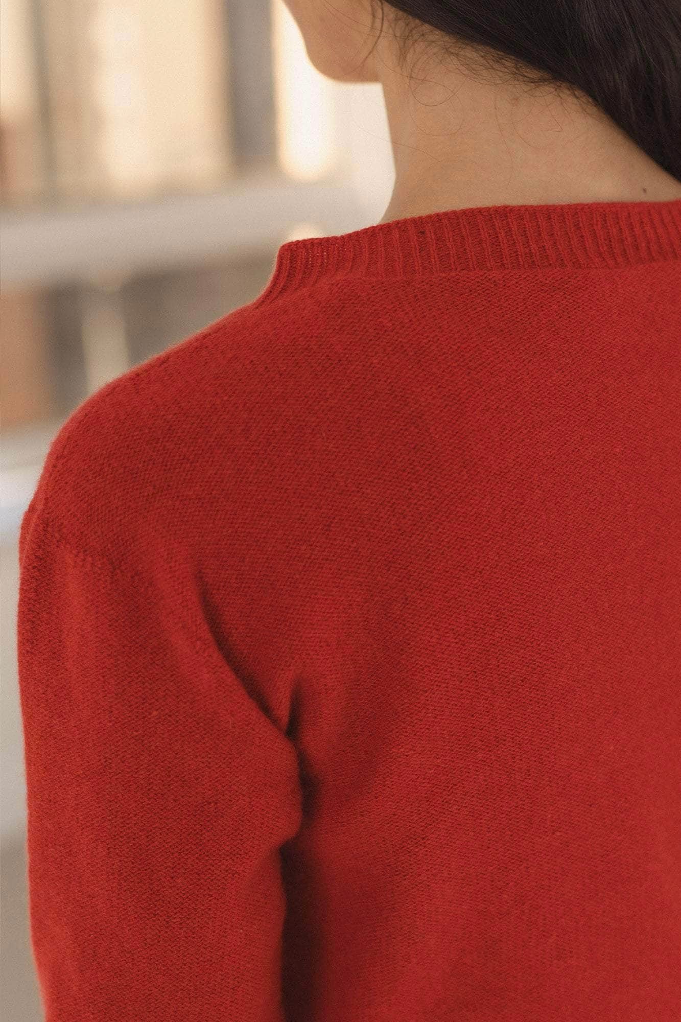 Baserange Tier Sweater / Melagrano Red