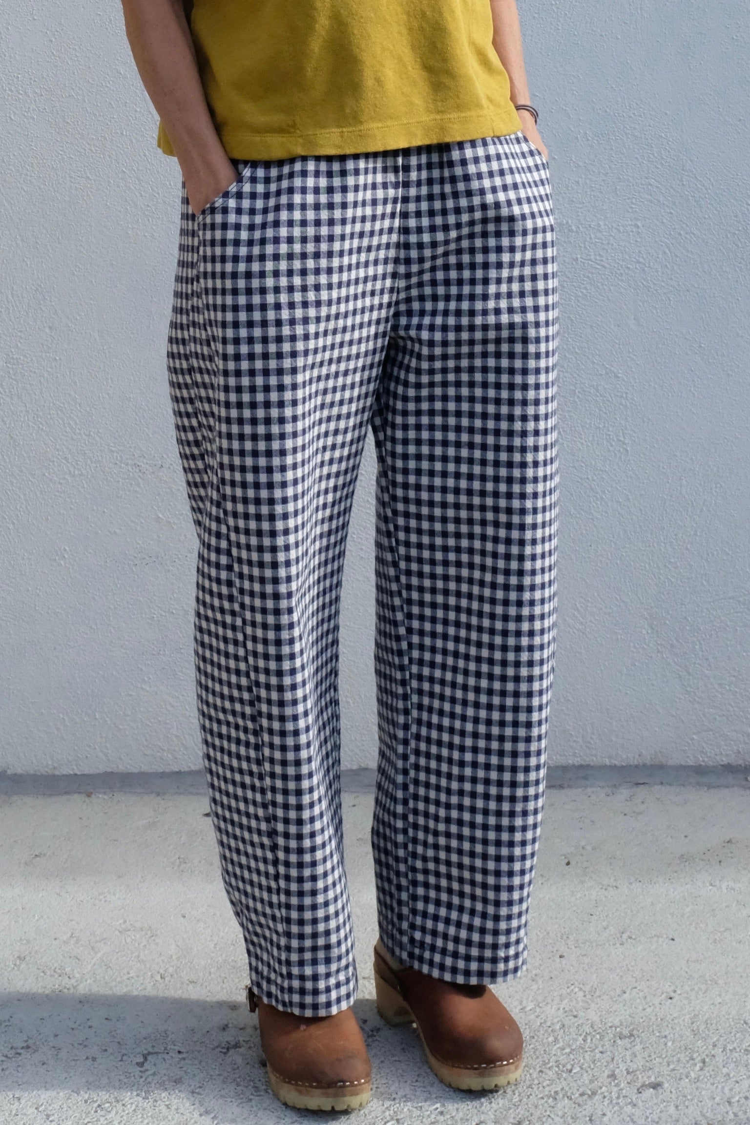 Le Bon Shoppe Arc Pant / Navy Gingham