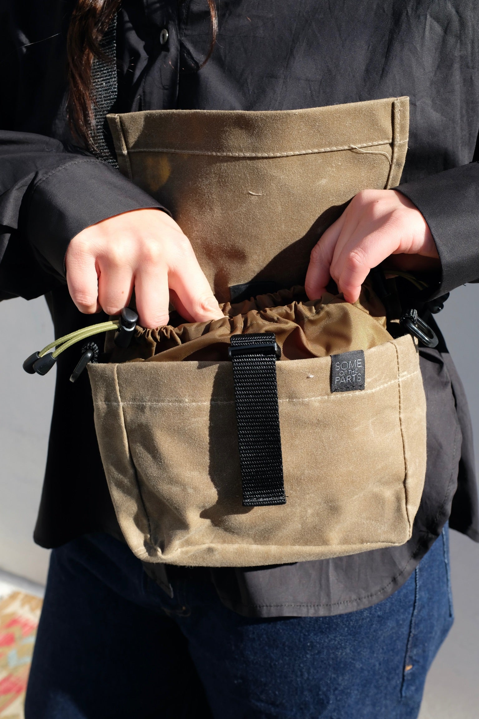 Some of Parts Fanny Pack / Tan + Black