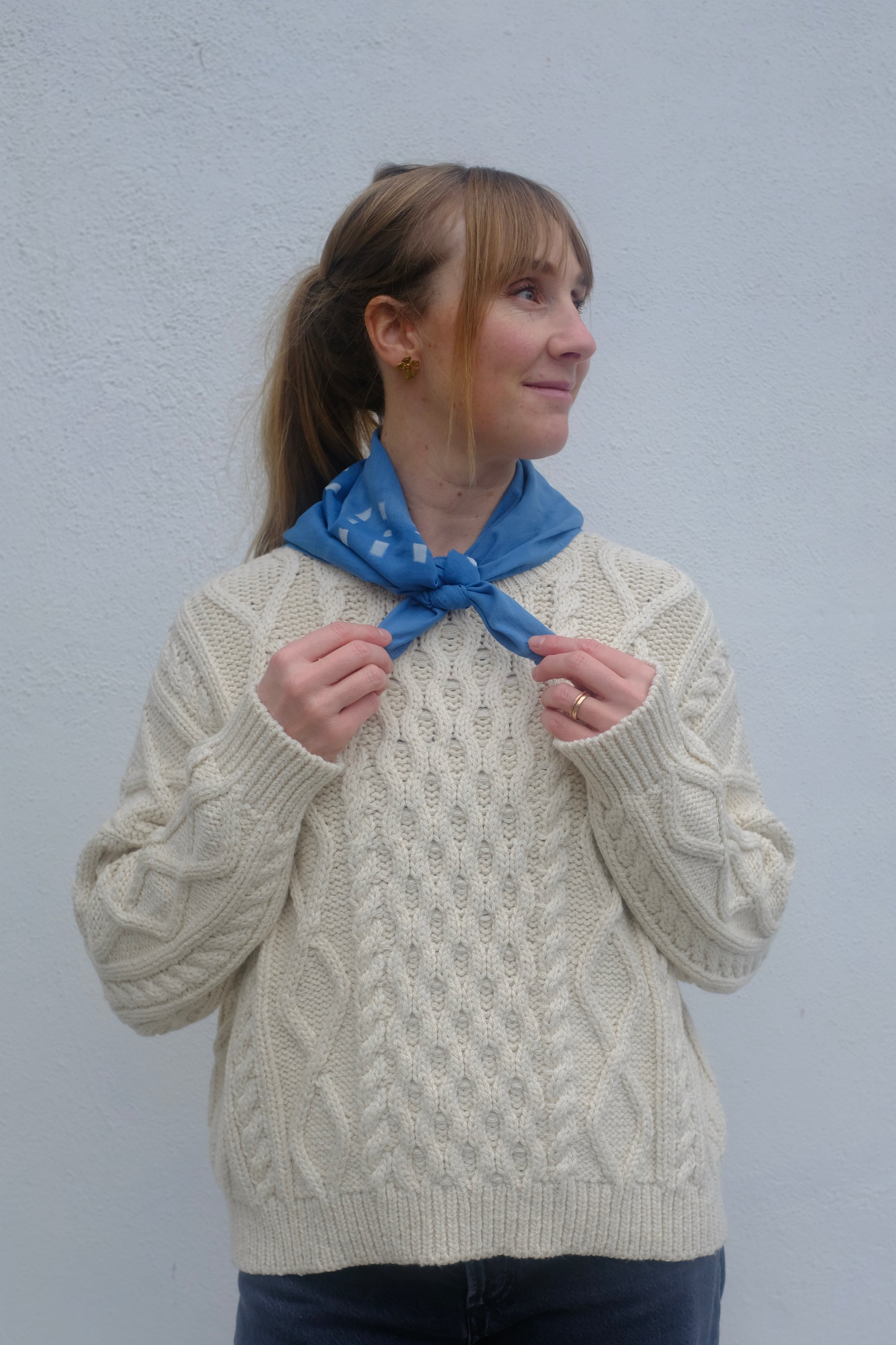 Roem Textiles Cotton Bandana / Indigo