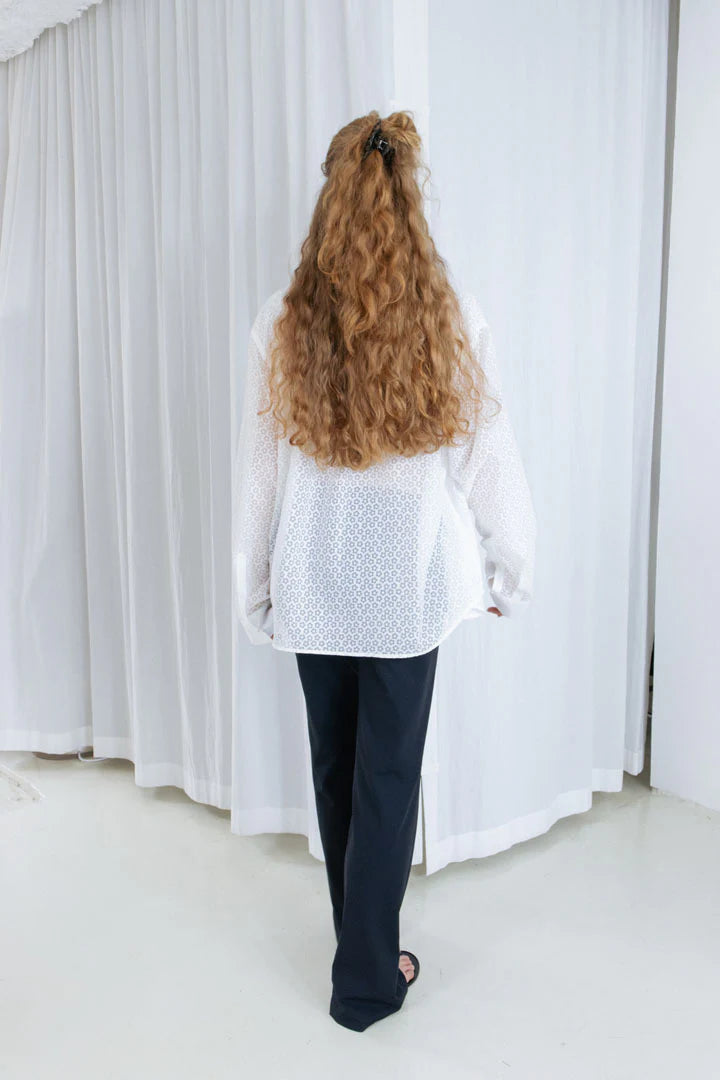 Susumu BF Shirt / White Flower