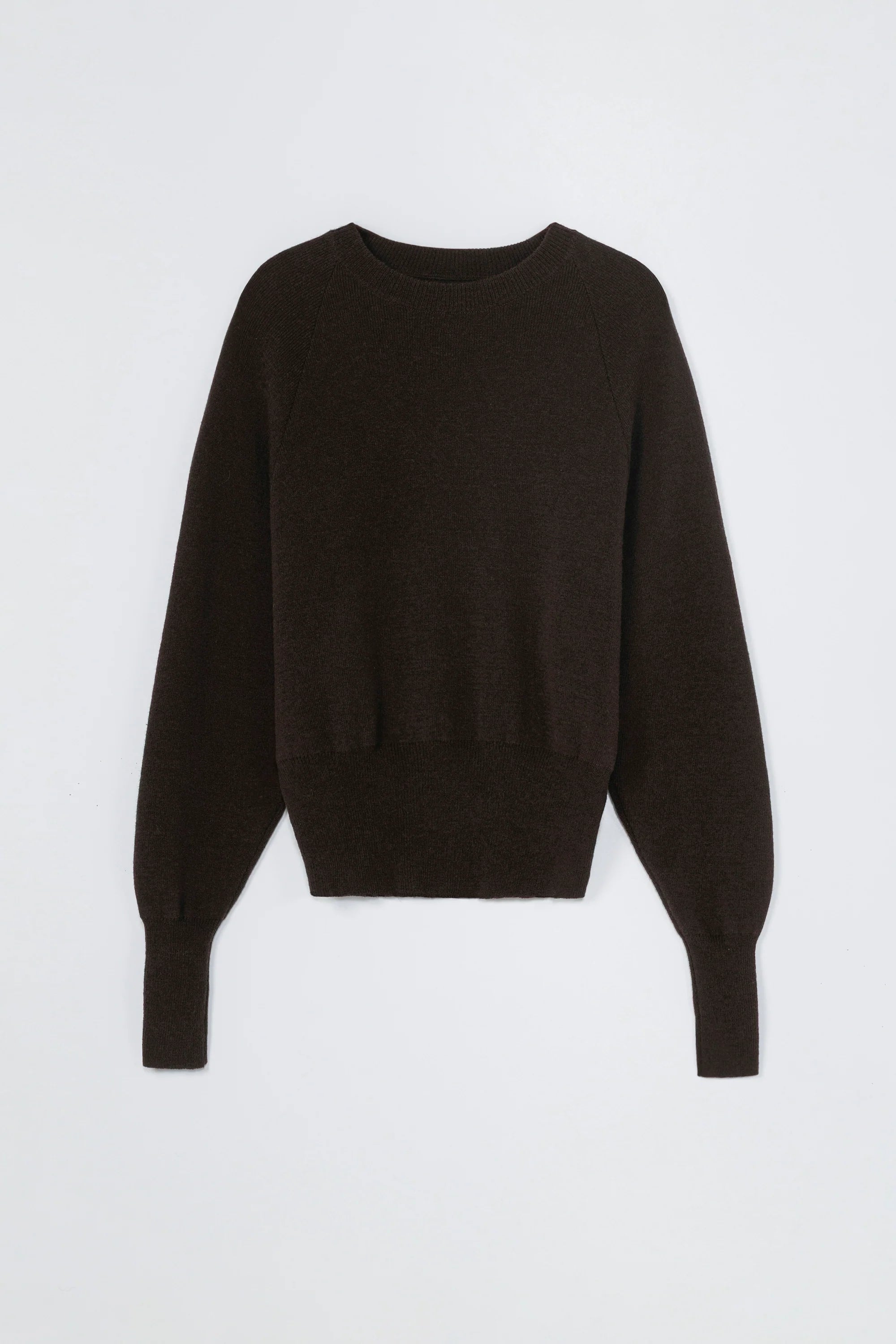Cordera Merino and Cashmere Sweater / Brown