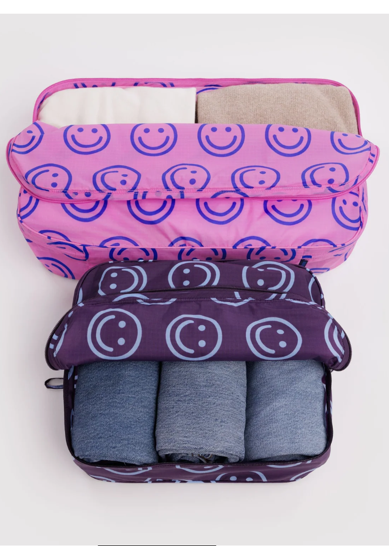 Baggu Large Packing Cube Set / Bright Happy Mix