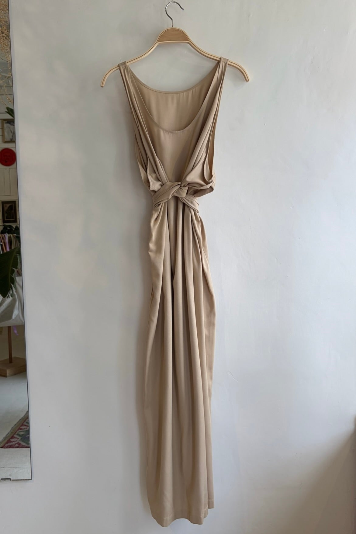 Pre-Loved / Shaina Mote Column Dress / Sand / Size 6