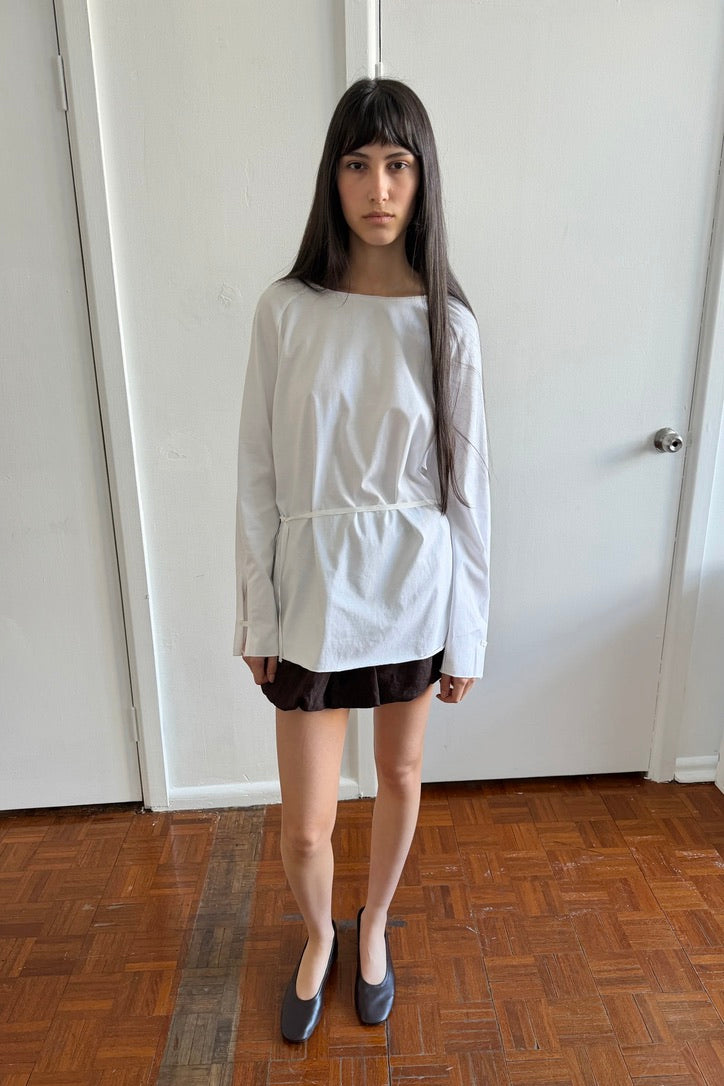 Deiji Wided Longsleeve / White