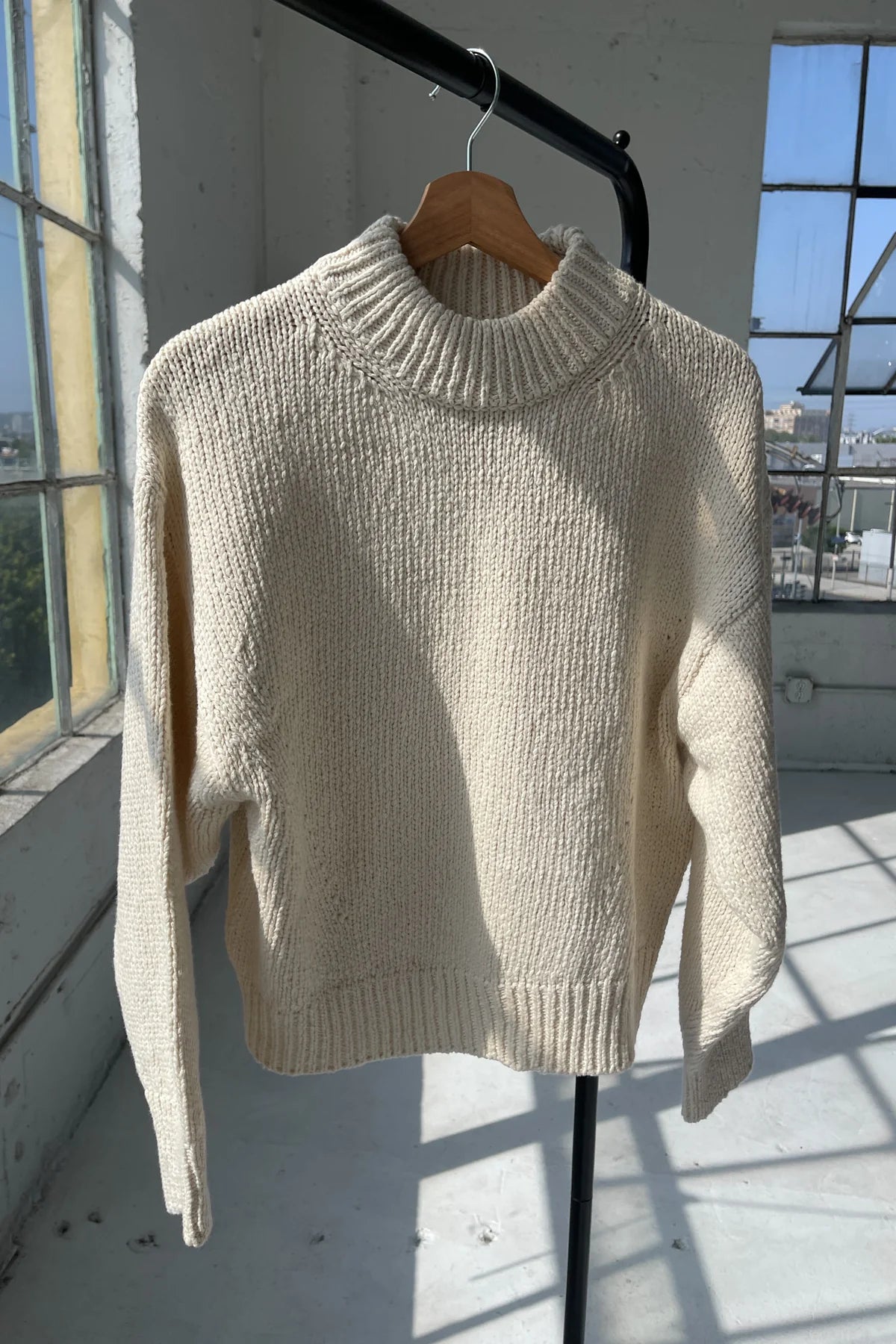 Le Bon Shoppe Zoe Cotton Sweater / Naturel